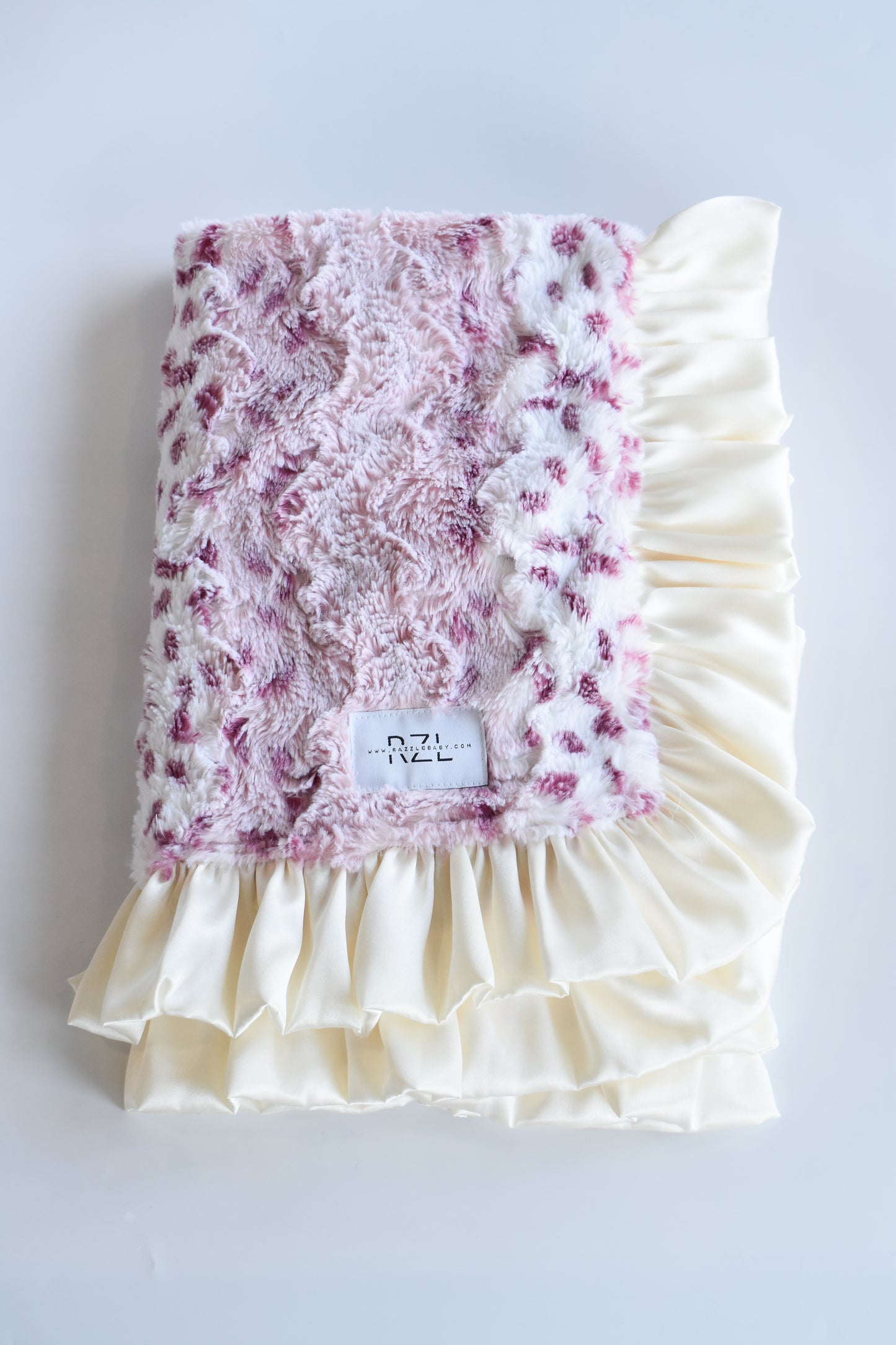 Double Plush Blanket-Wildberry Lynx