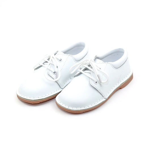 Tyler Leather Lace Up Shoe-White