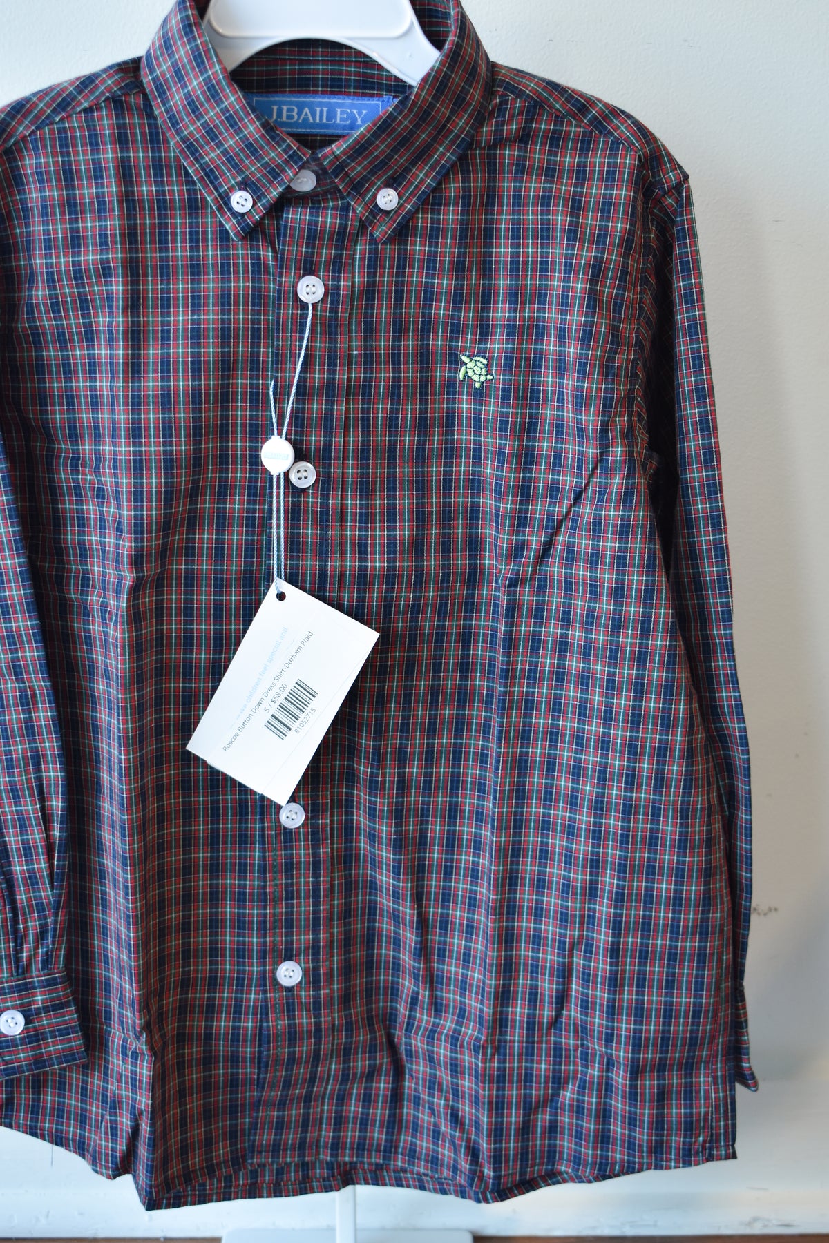 Roscoe Button Down Dress Shirt-Durham Plaid