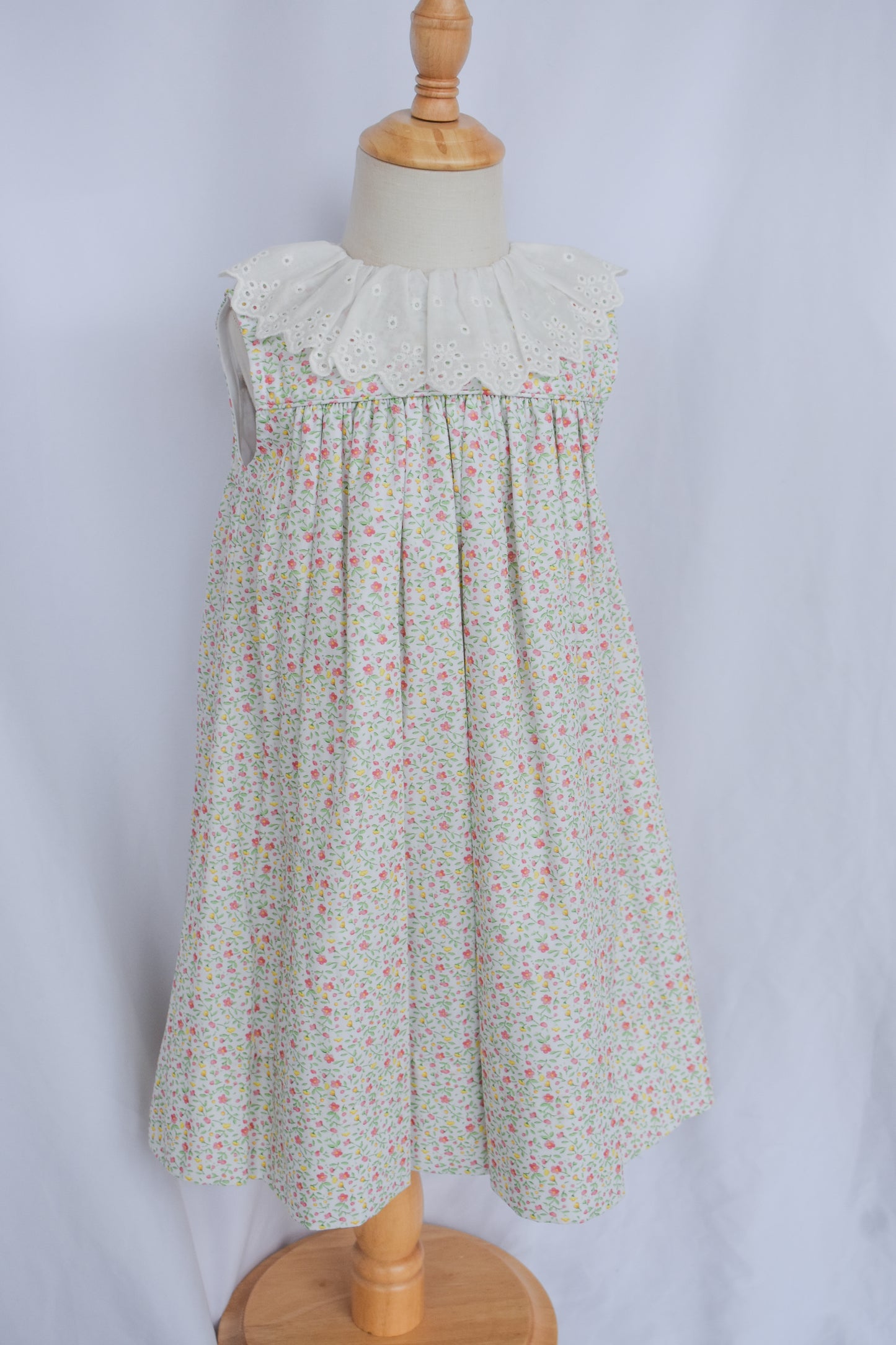 Cottage Gardens Eyelet-Collared Float Dress
