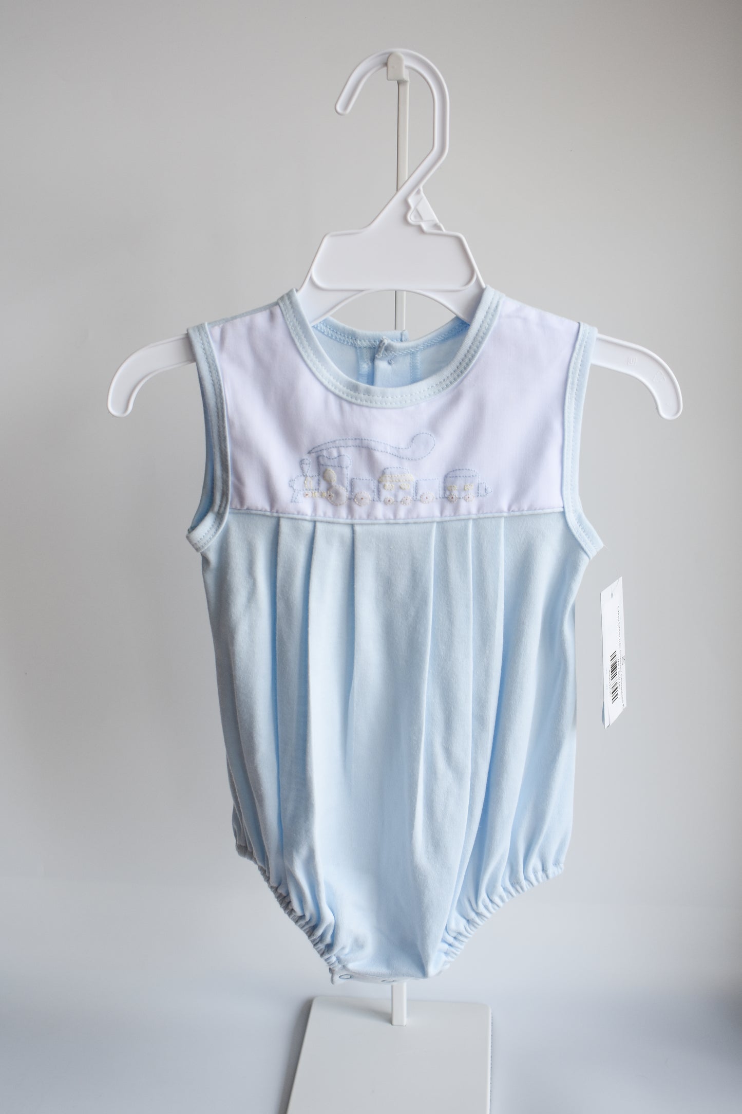 Choo Choo Into Summer Sleeveless Knit Bubble