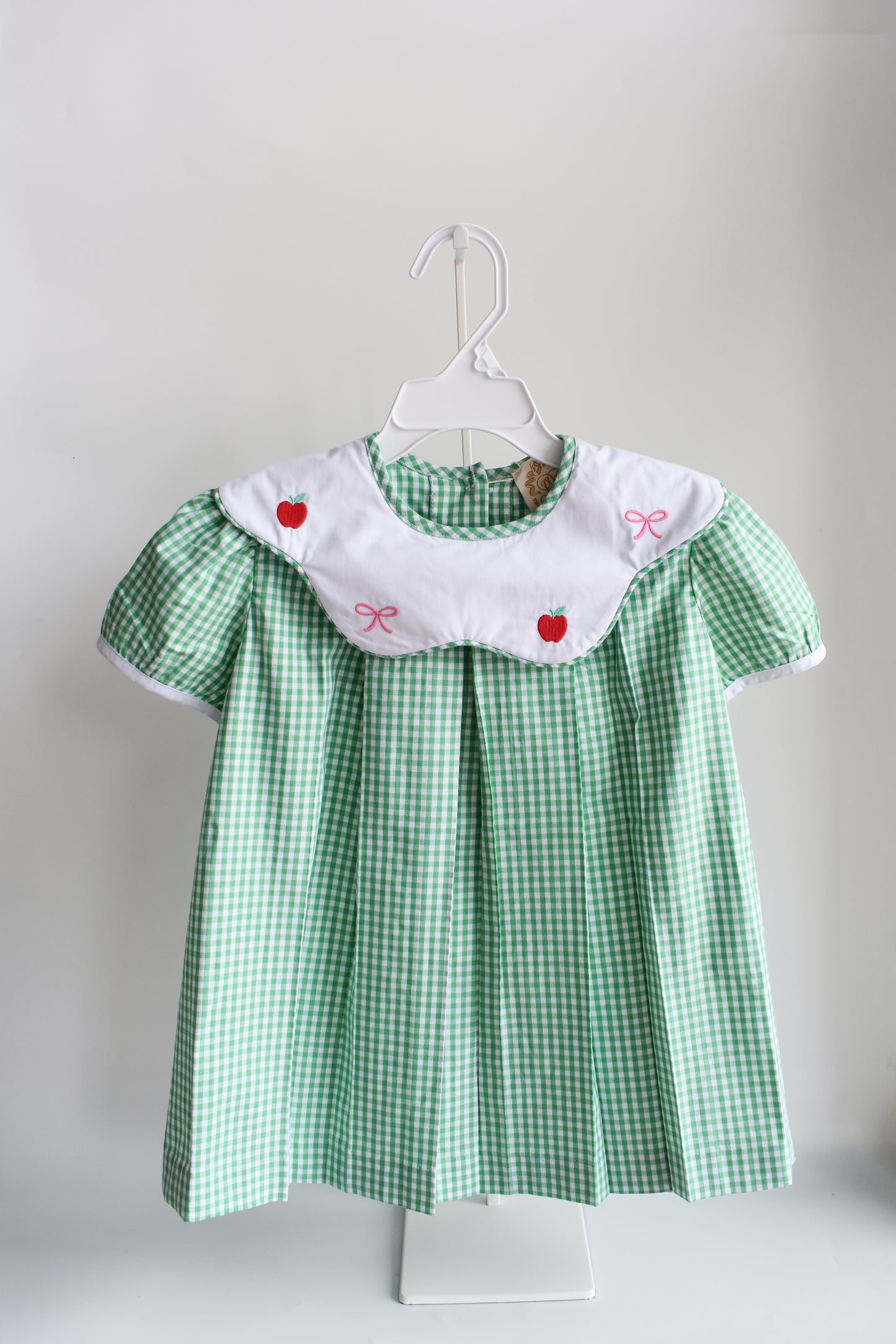 Frenchy Frock-Gibson Island Green Gingham