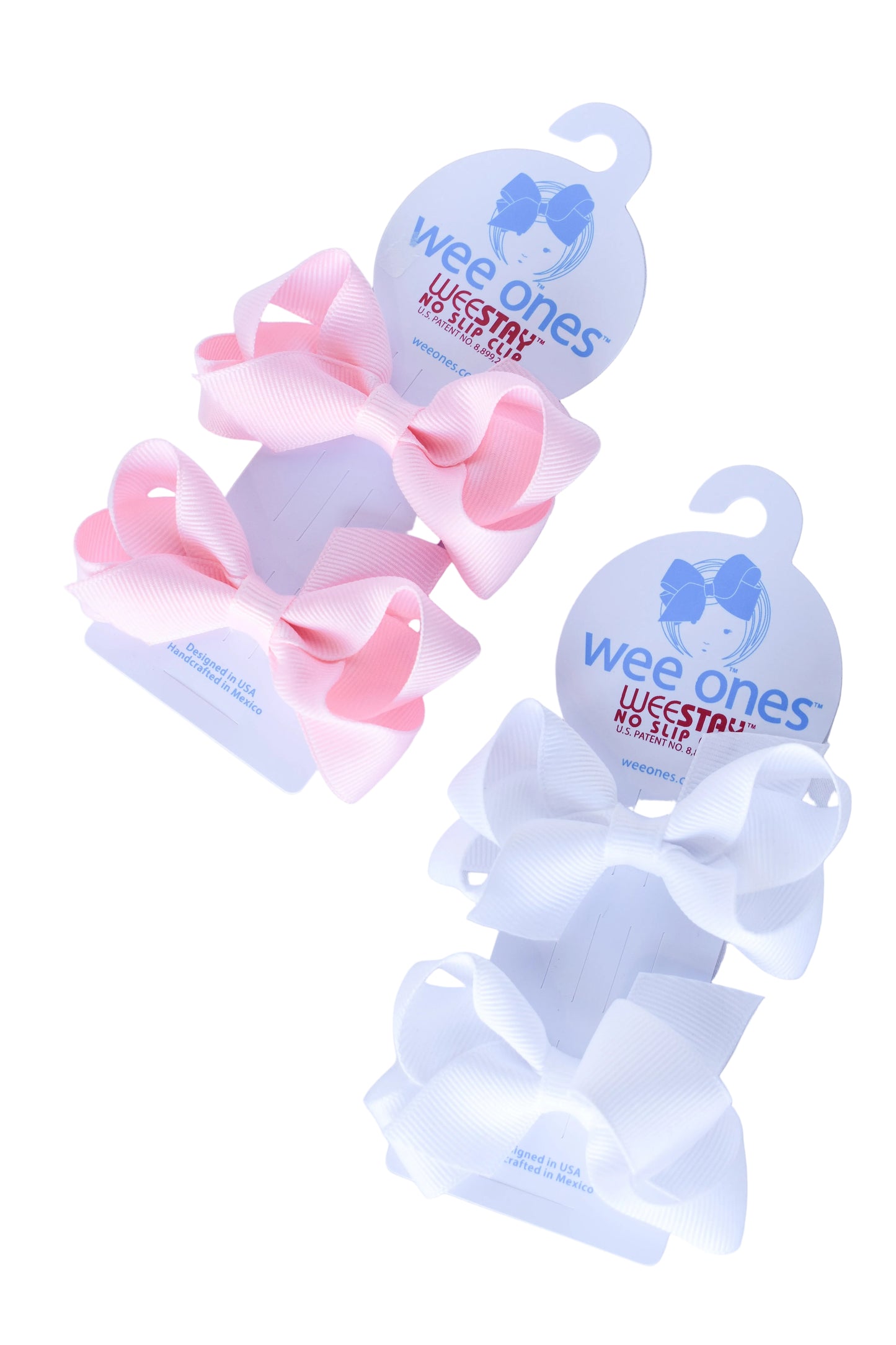 Mini Classic Wrap Pigtail Pair Bows