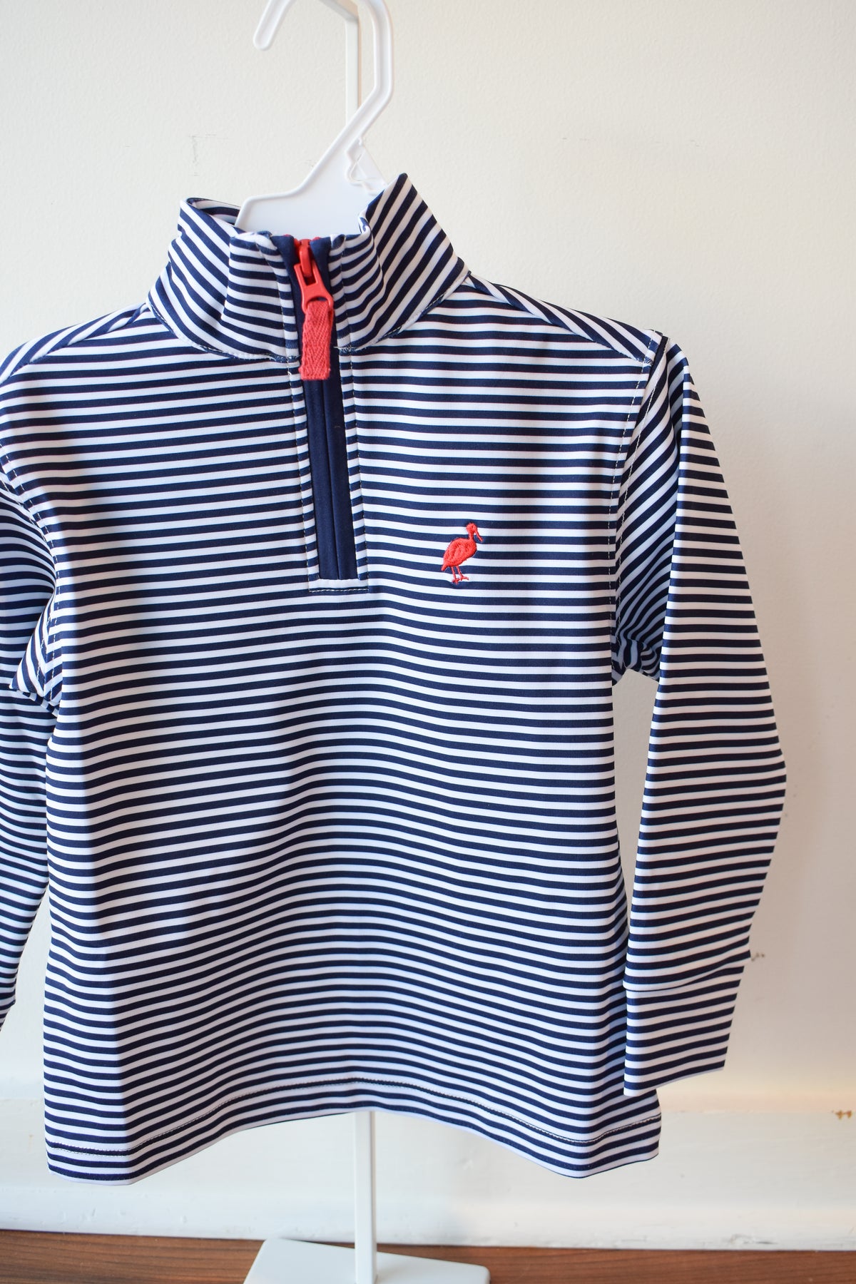 Prepletic Hayward Half Zip-Navy Stripe