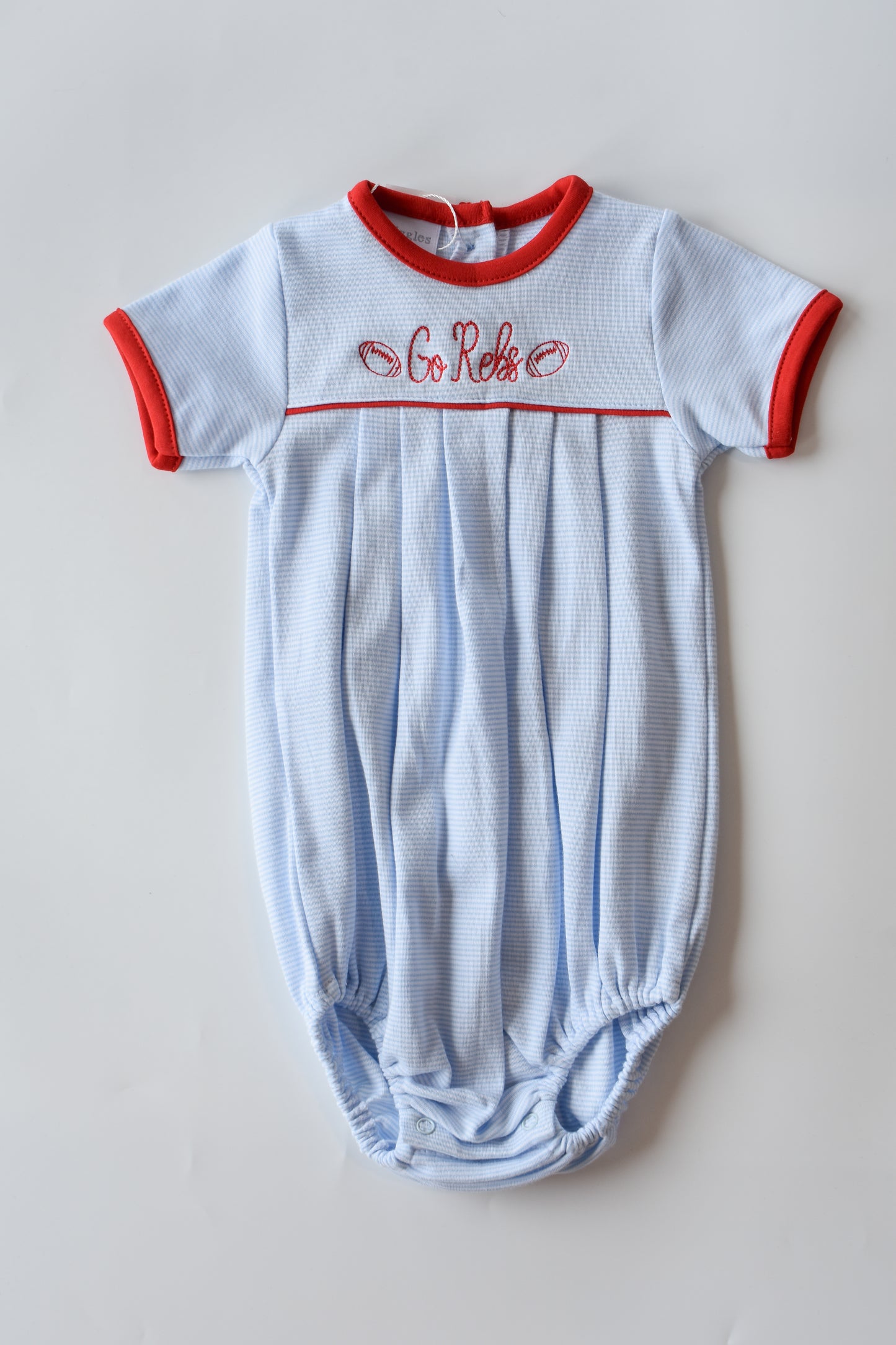 Go Rebs Football Embroidered Bubble