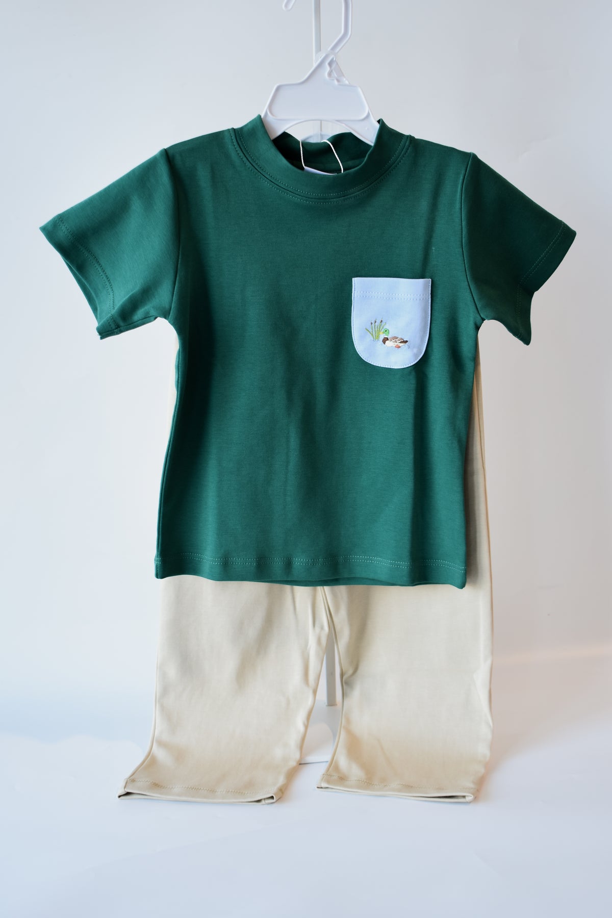 Mallards n Mini Cattails Short Sleeve Pant Set