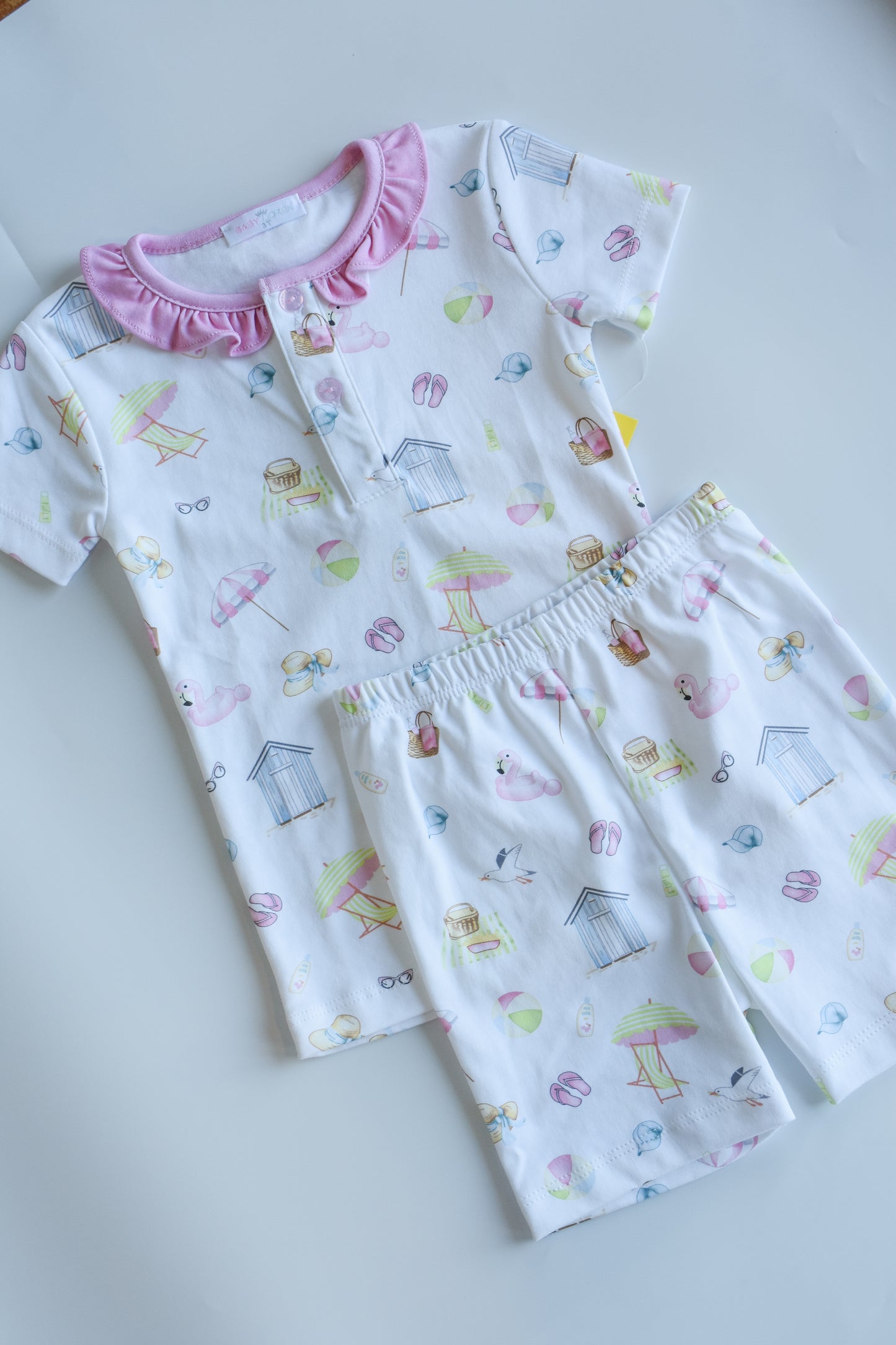Sandy Pink Toes-Girl’s PJ Short Set