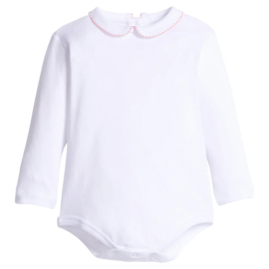 Peter Pan Pink Picot Onesie/Blouse
