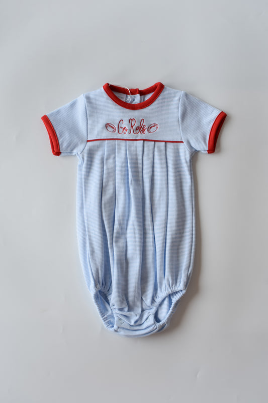 Go Rebs Football Embroidered Bubble