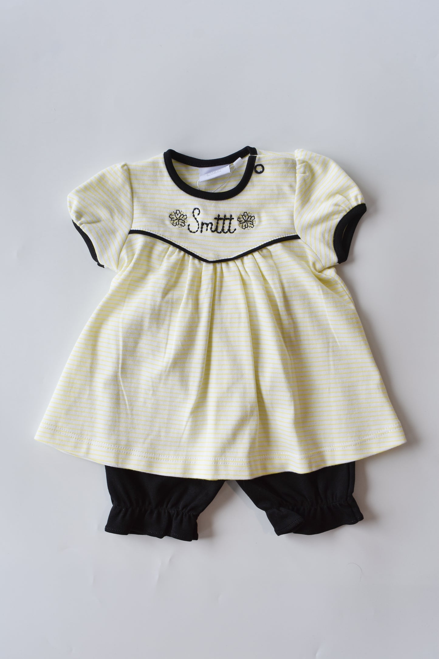 Smttt Pom Pom Embroidered Bloomer Set