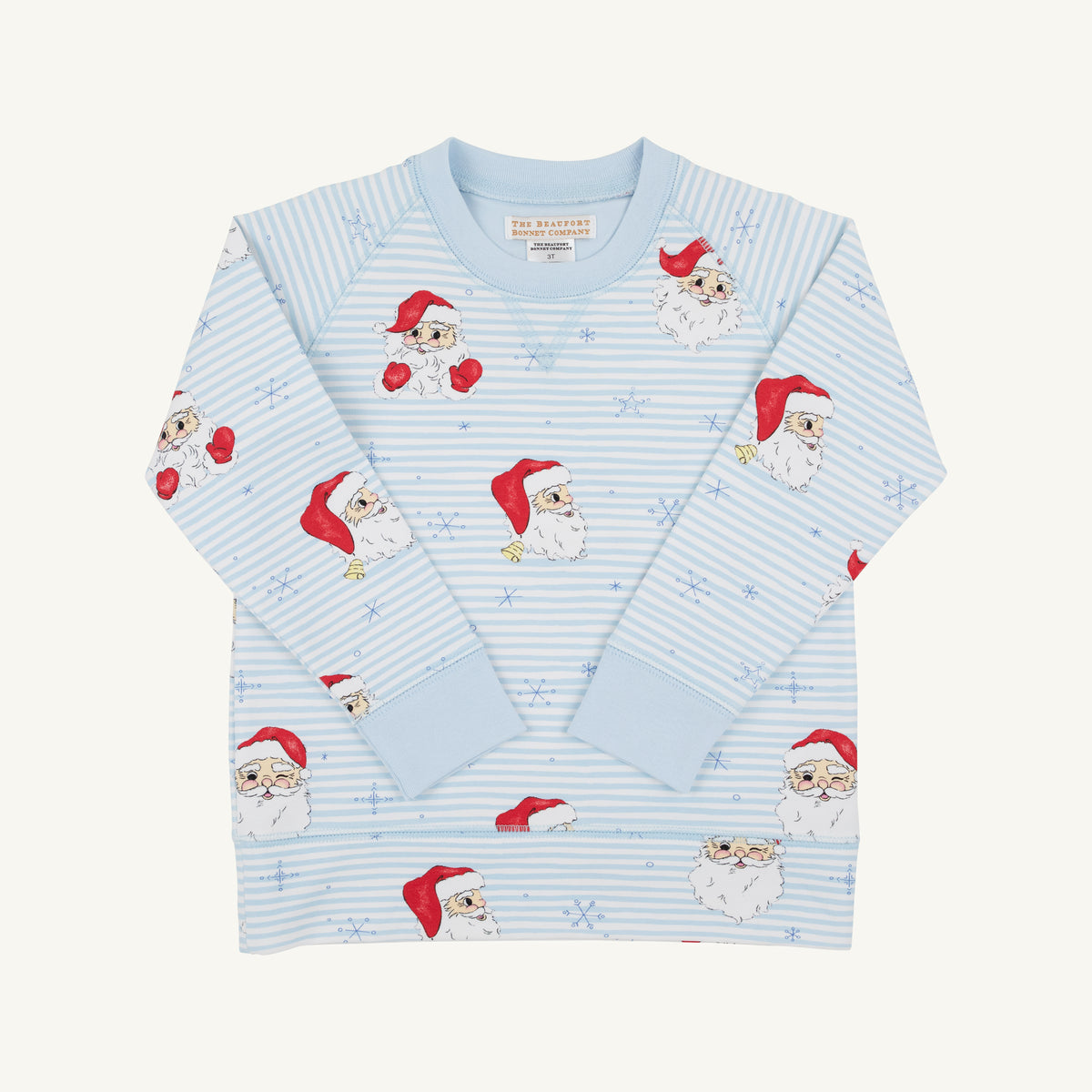 Cassidy Comfy Crewneck-Blue Dear Santa