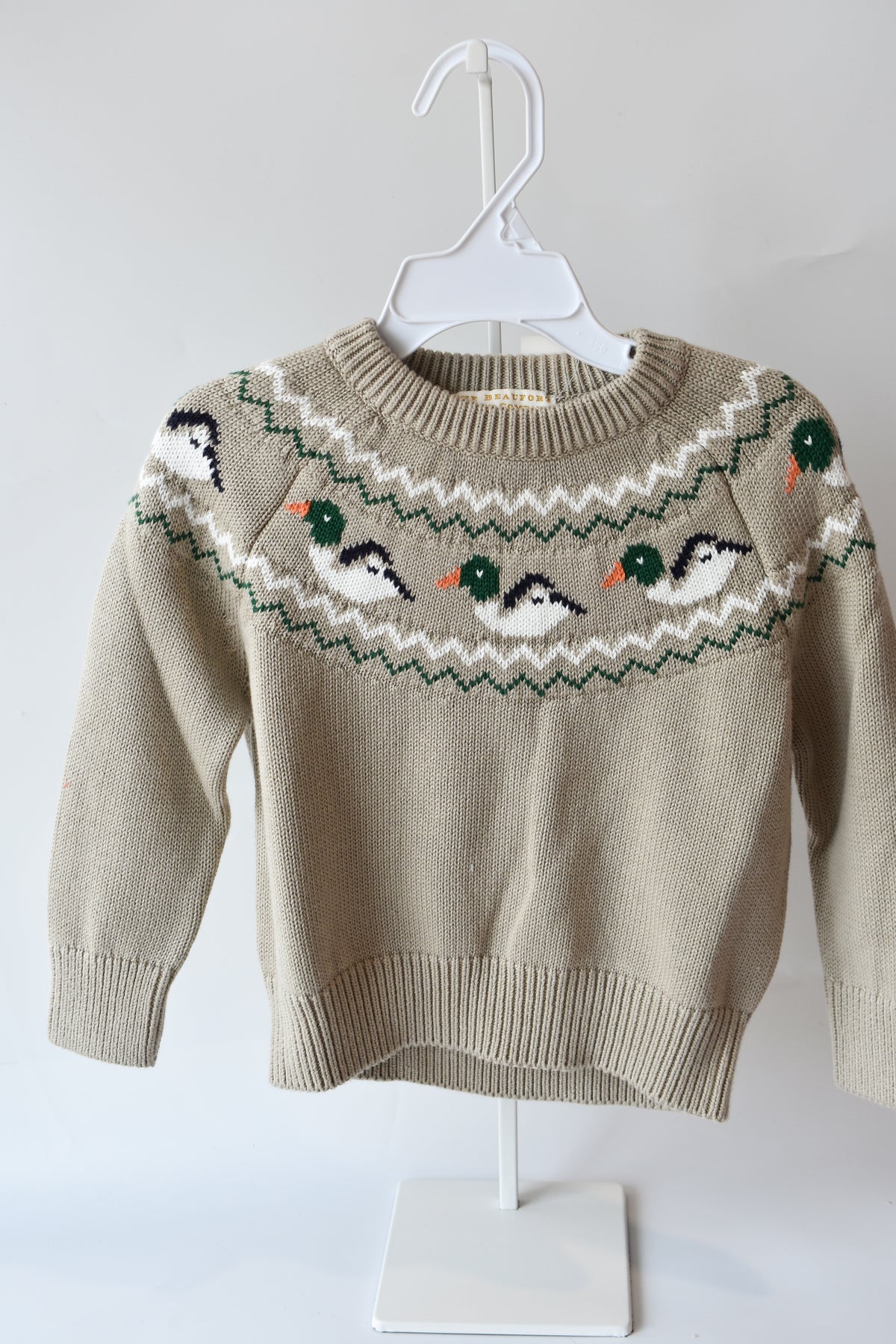 Isaac’s Sweater Fairisle-Keeneland Ducks