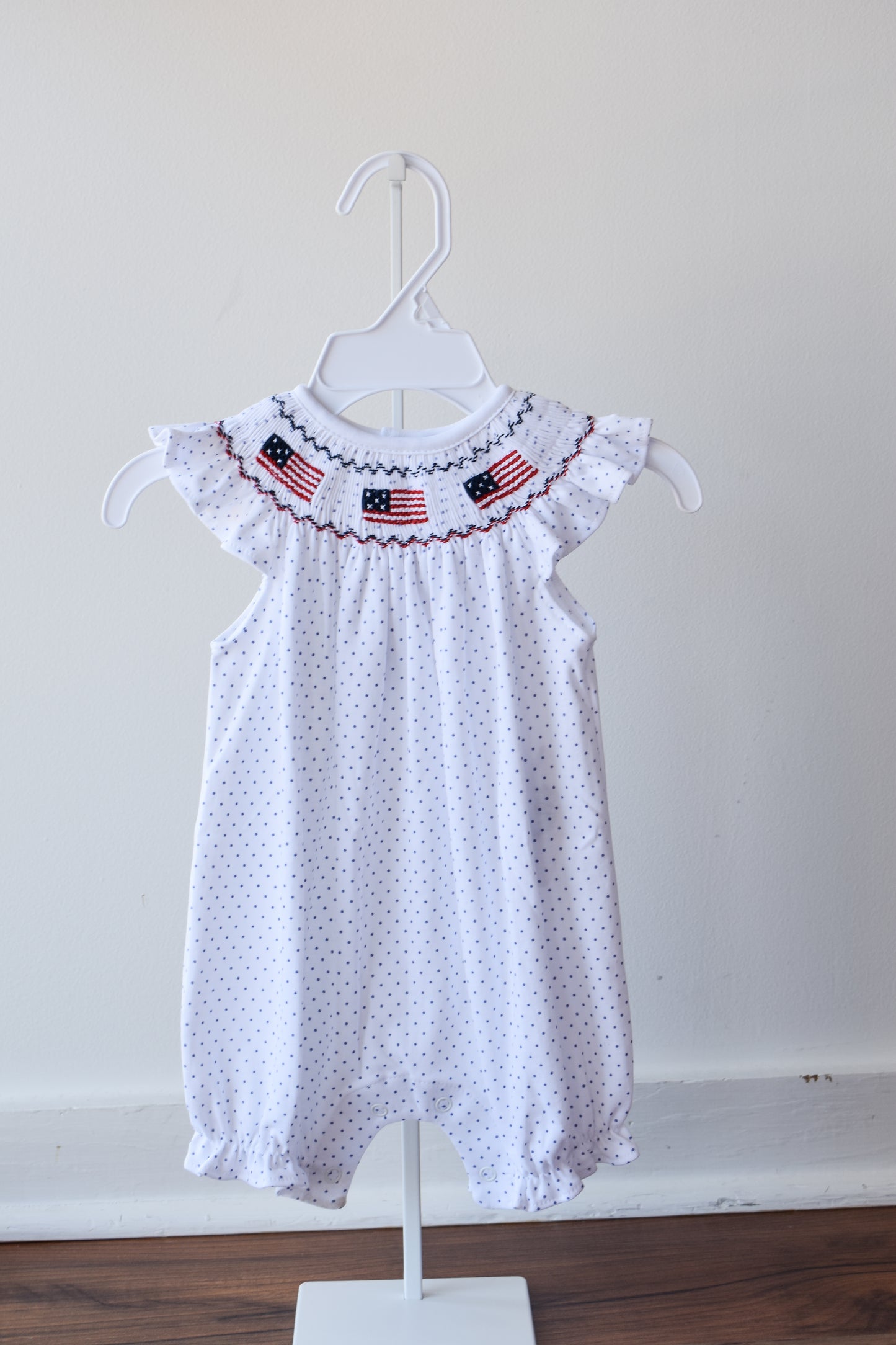 Flags n Fun Hand Smocked Dot Bubble