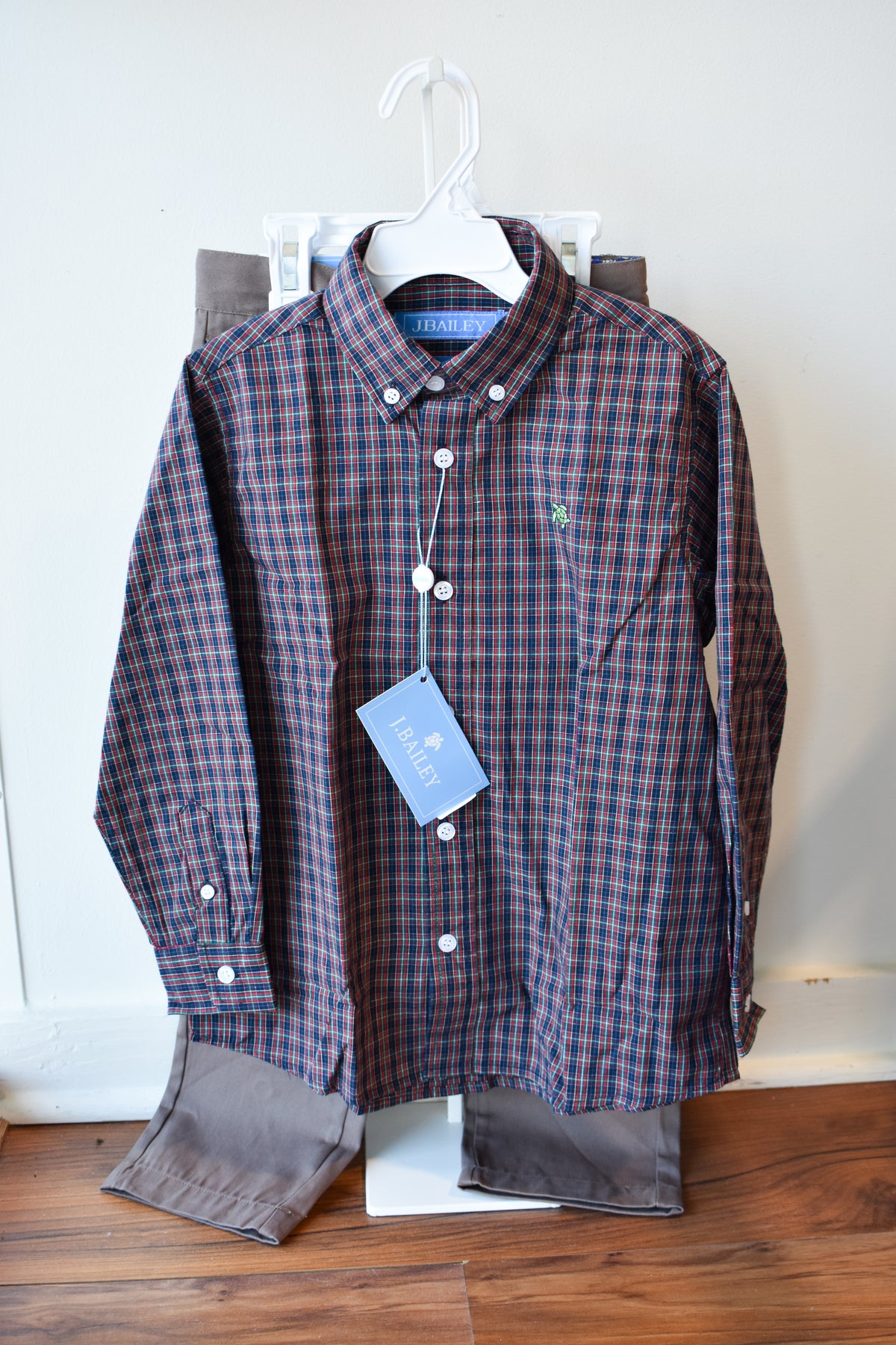 Roscoe Button Down Dress Shirt-Durham Plaid