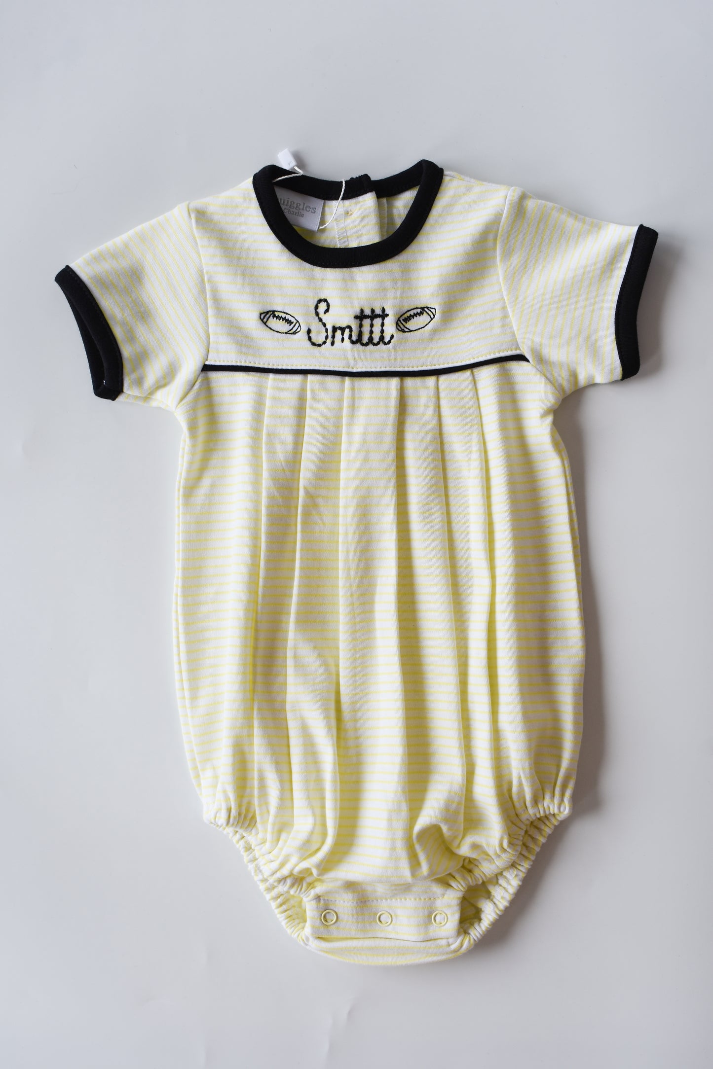 Smttt Football Embroidered Boy Bubble