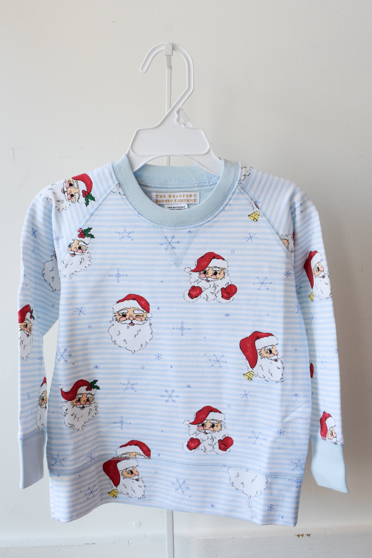 Cassidy Comfy Crewneck-Blue Dear Santa