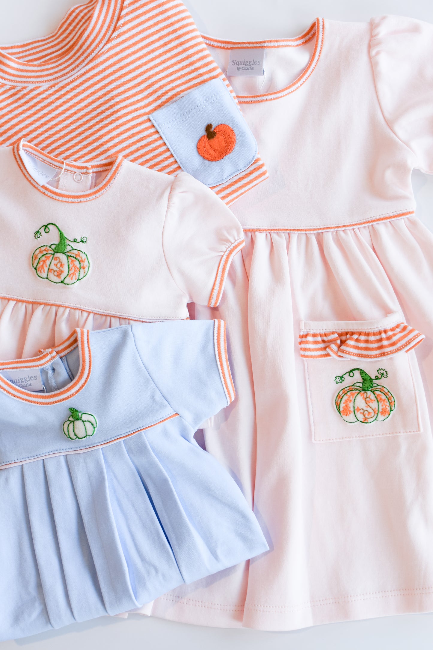 Pink Mini Pumpkin Puff Sleeve Bubble