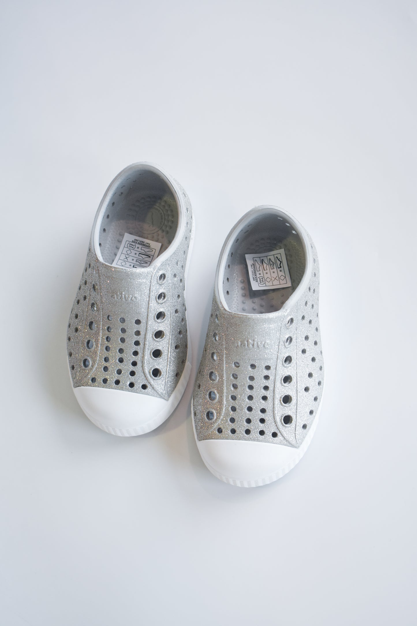 Native Jefferson Bio Bling-Platinum Bling/Shell White