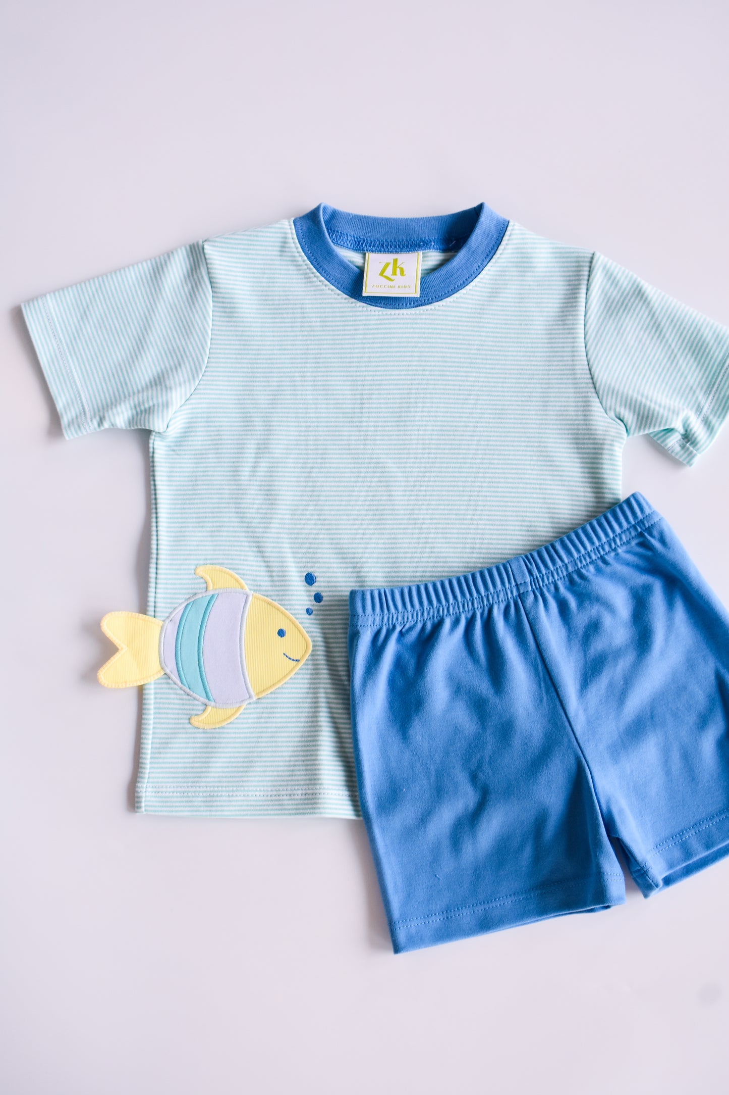 Fishy Bitty Knit Harry's Short Set