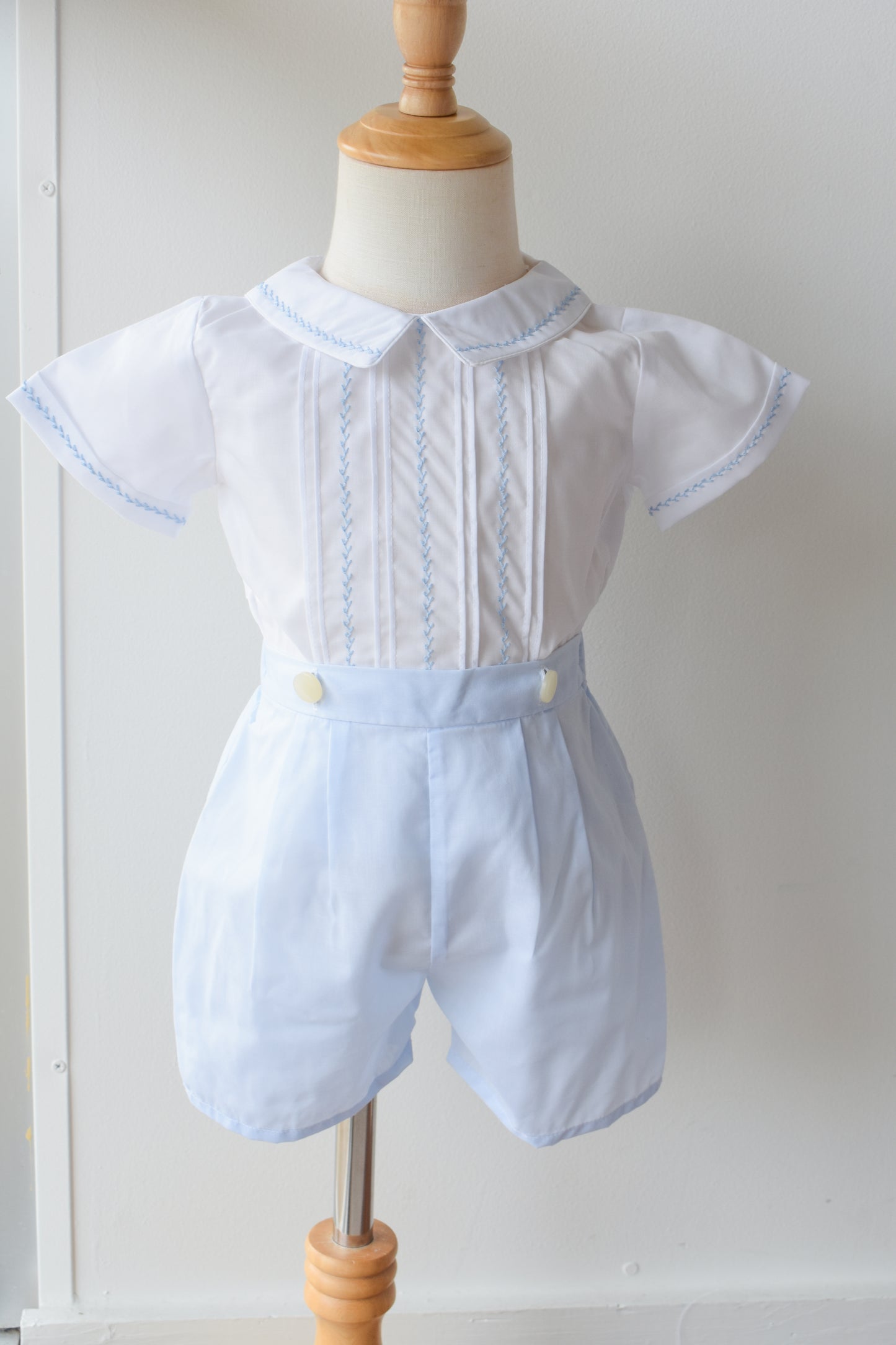 Boy’s Feather Stitched Bobby Suit