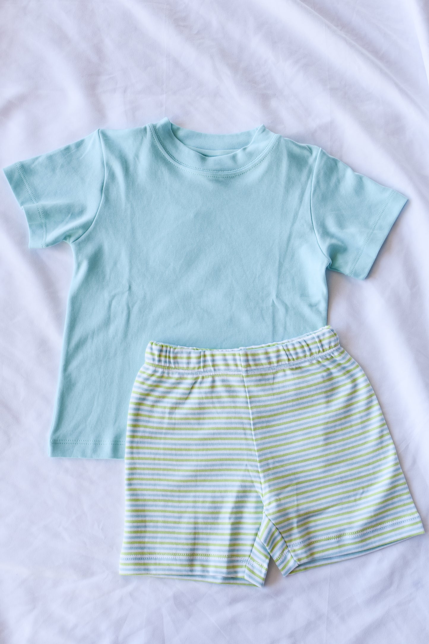 Rowdy’s Go-To Blue/Green Short Set