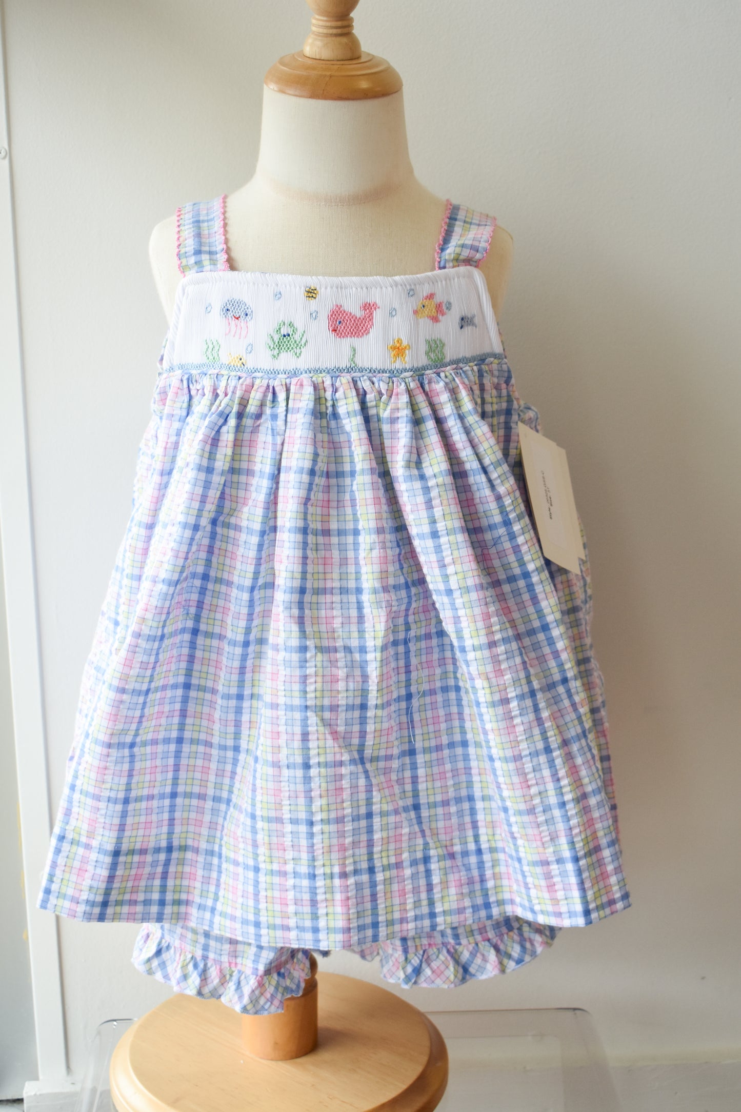 Under The Sea Girl's Ruffled Short Set