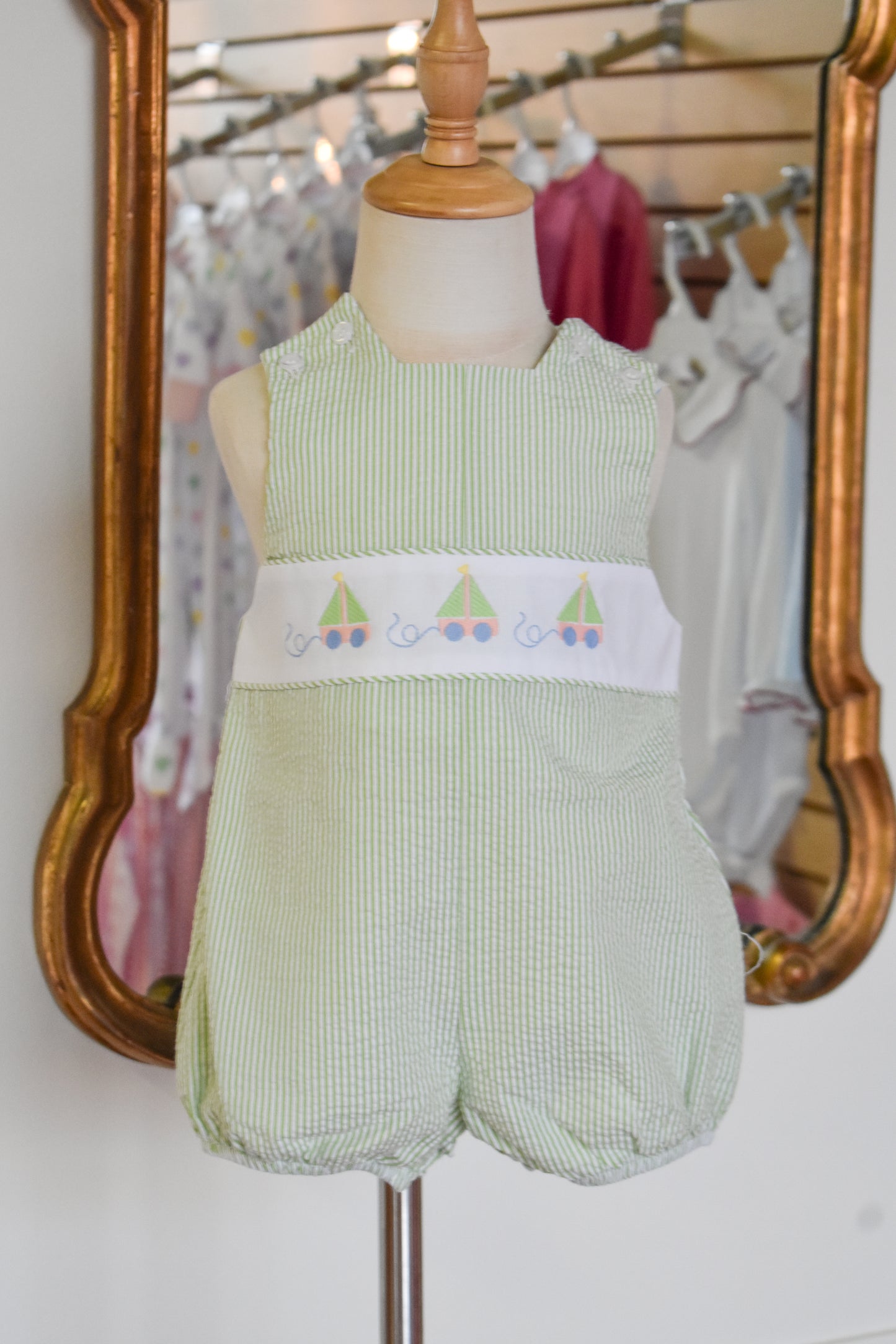 Portside Playtime-Boy Seersucker Bubble