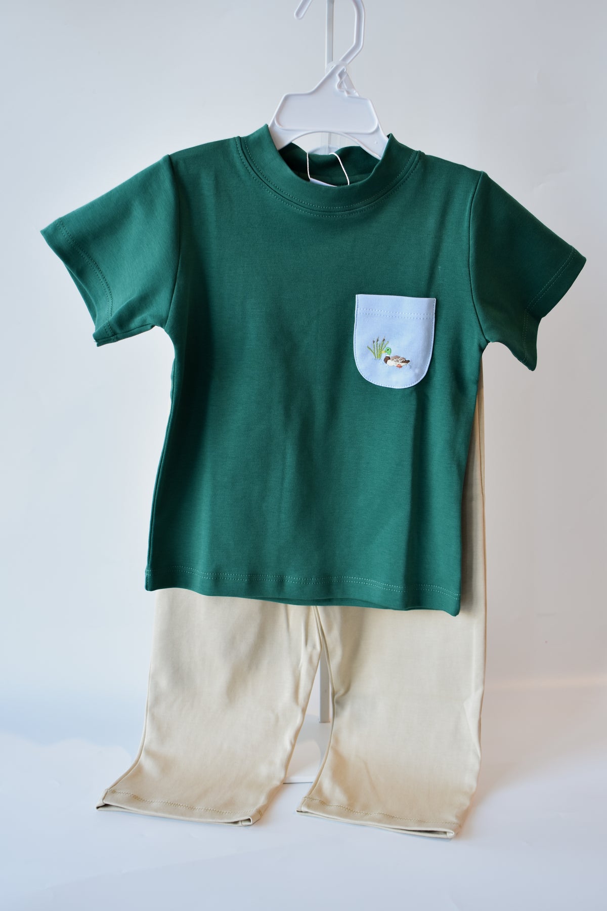 Mallards n Mini Cattails Short Sleeve Pant Set