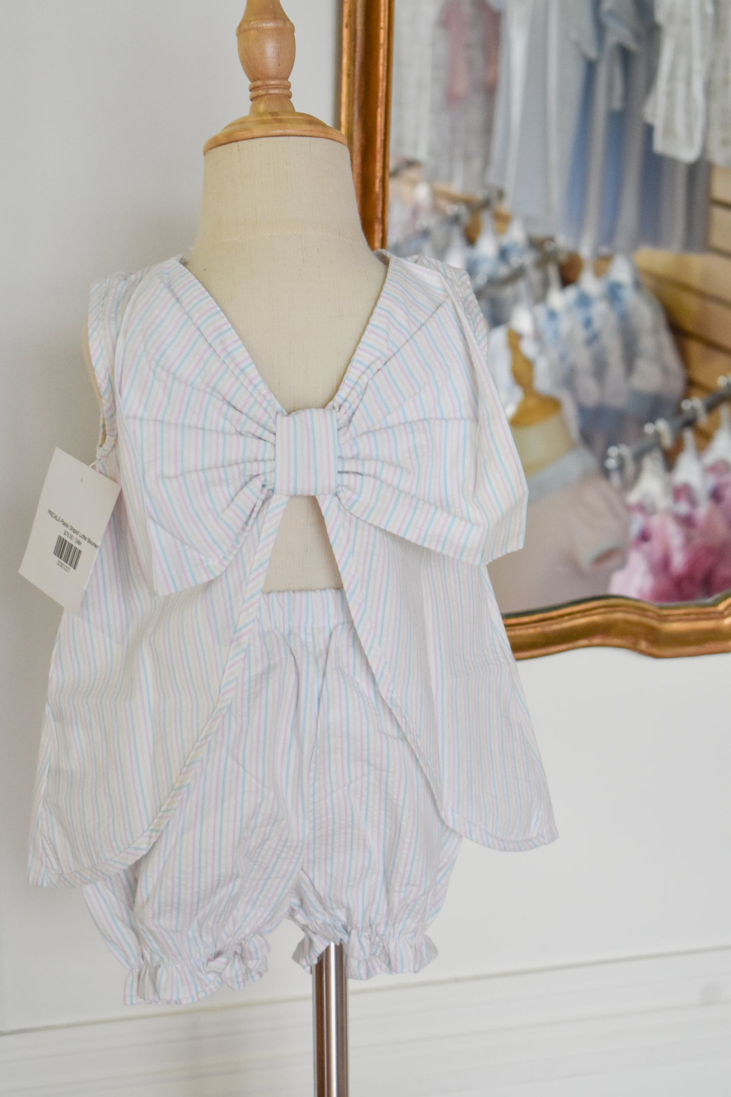 Pastel Striped Lottie Bloomer Set