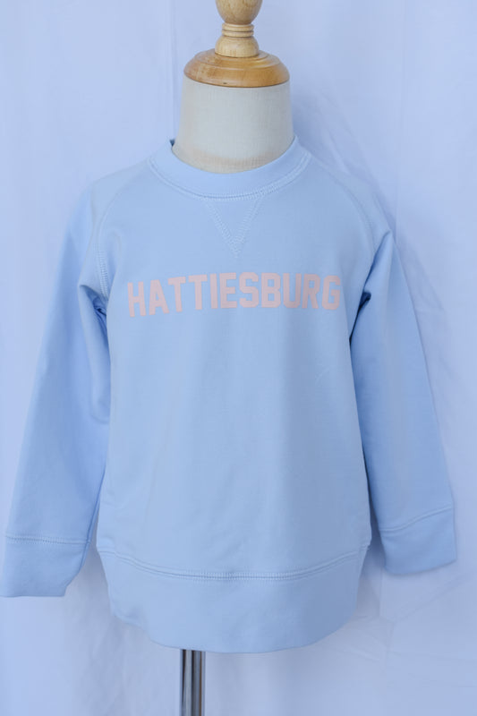 "Hattiesburg" City Hopper Sweatshirt-Beale St Blue/Pink