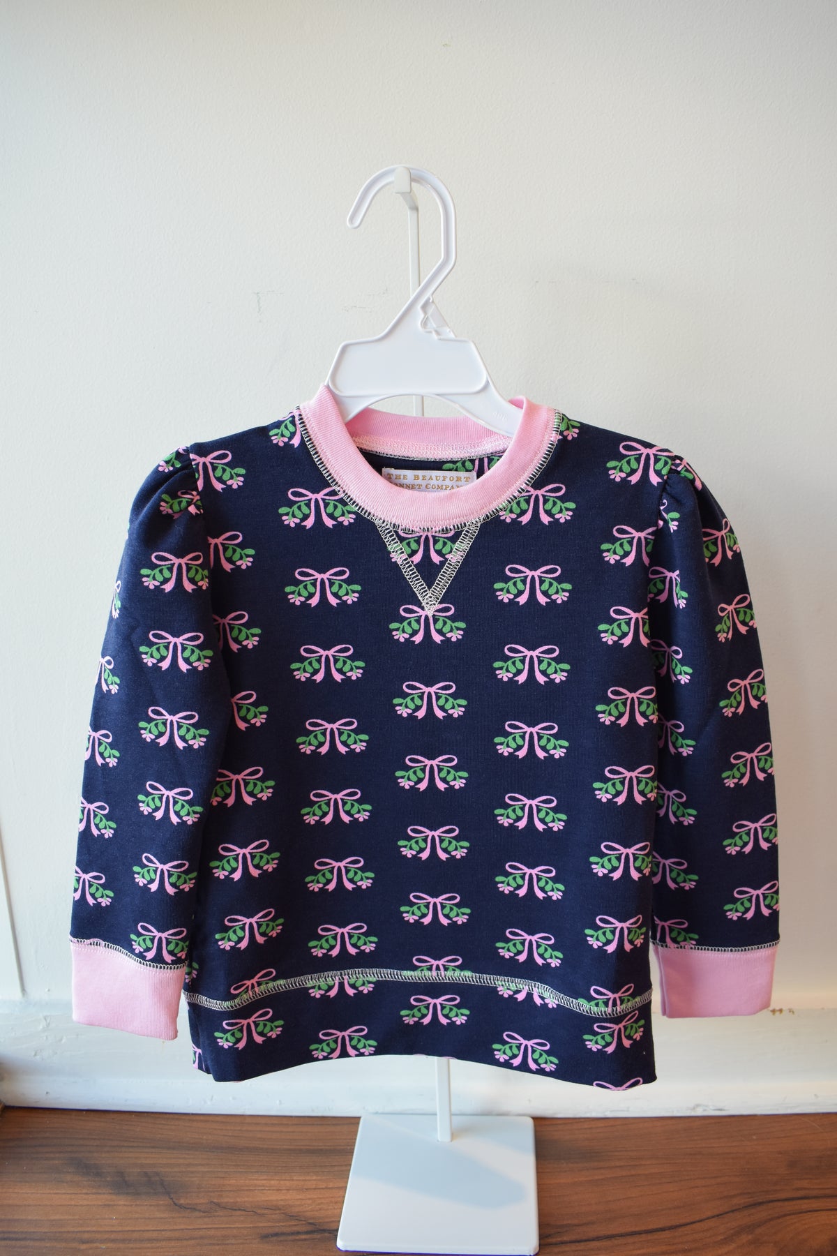 Cassidy Comfy Puff Sleeve Crewneck-Beloved Bows