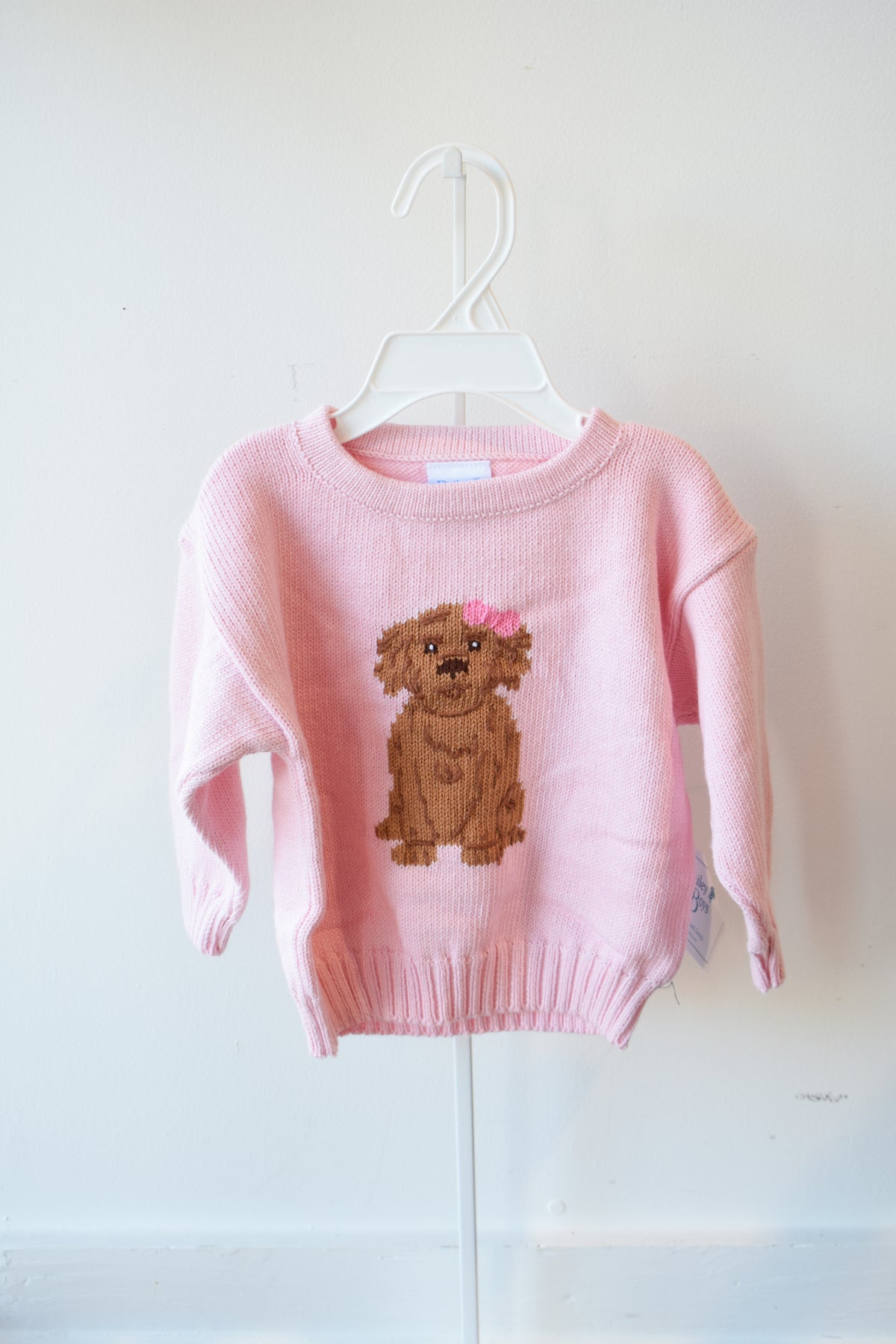 Pink Doodle Crew Sweater
