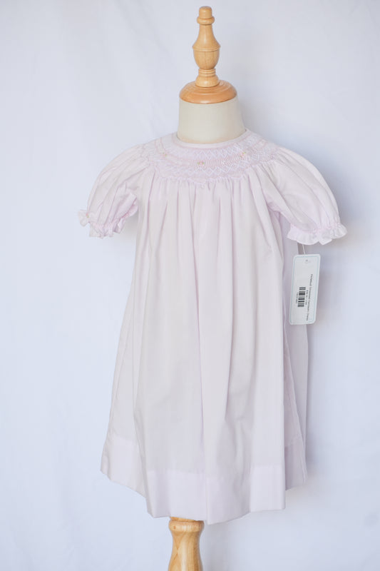 Rosebud Smocked Heirloom Dress