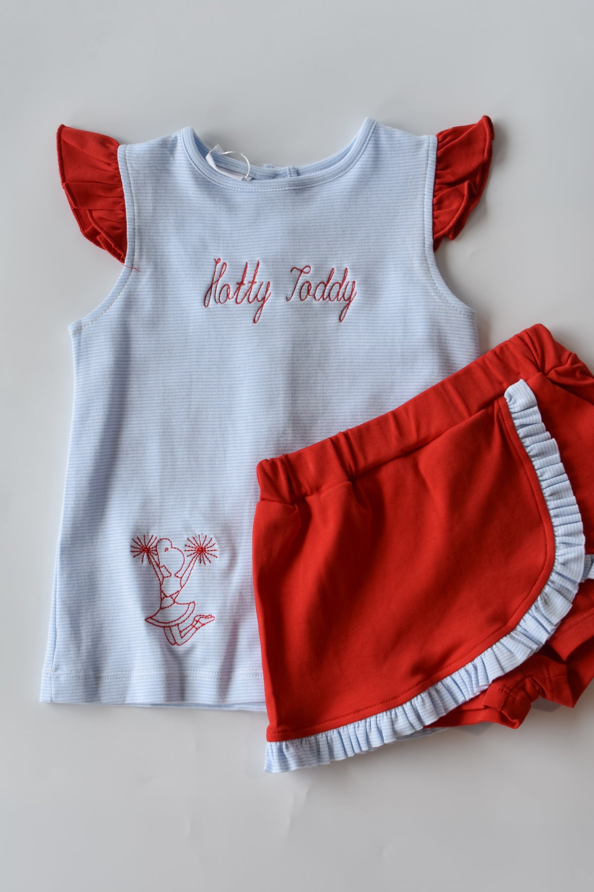 Hotty Toddy Cheerleader Skort Set