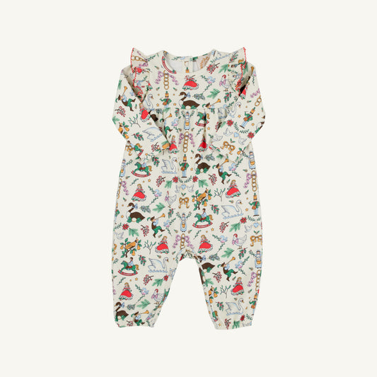 Leigh Ann Angel Sleeve Romper-12 Days of Christmas