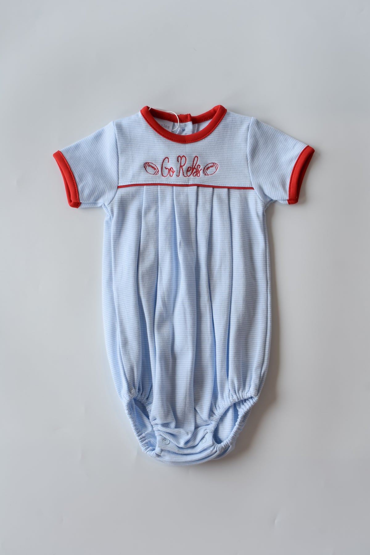 Go Rebs Football Embroidered Bubble