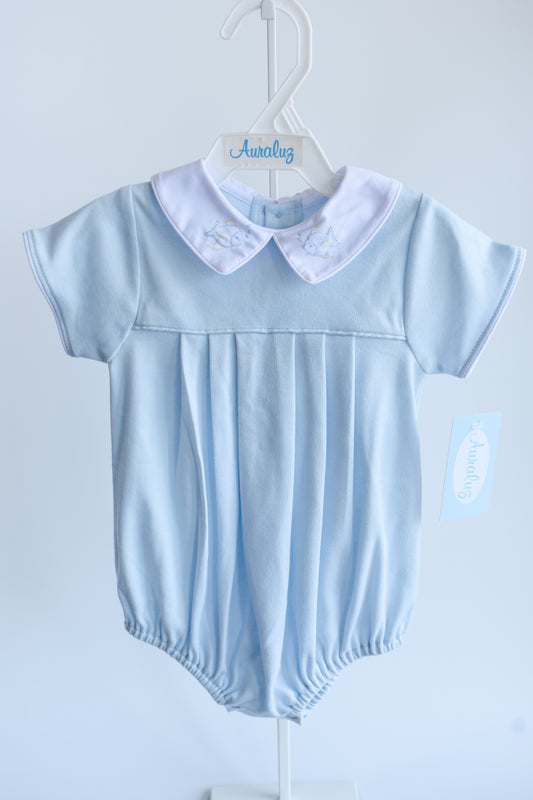 Fishy Fun Blue Knit Bubble