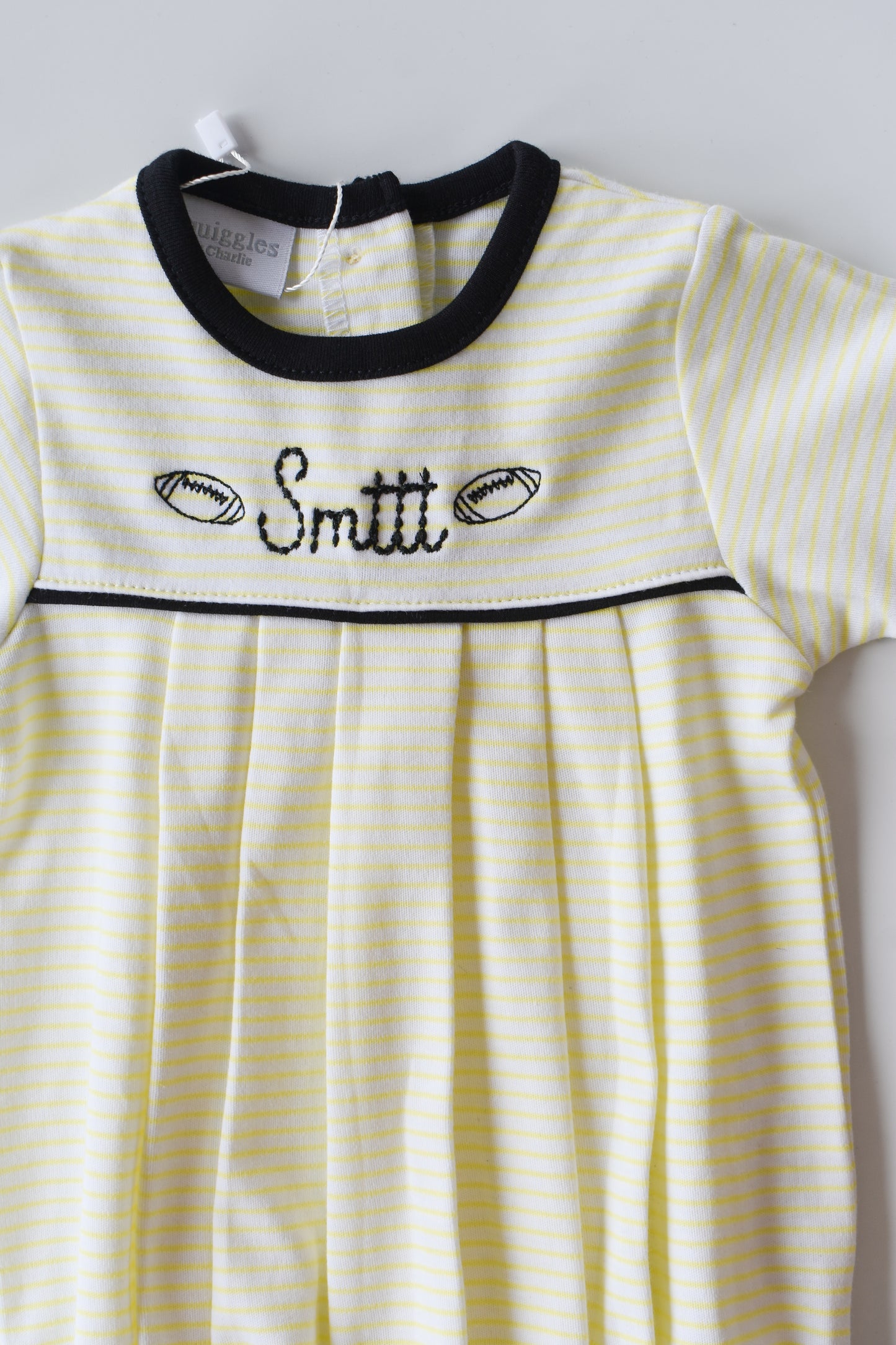 Smttt Football Embroidered Boy Bubble