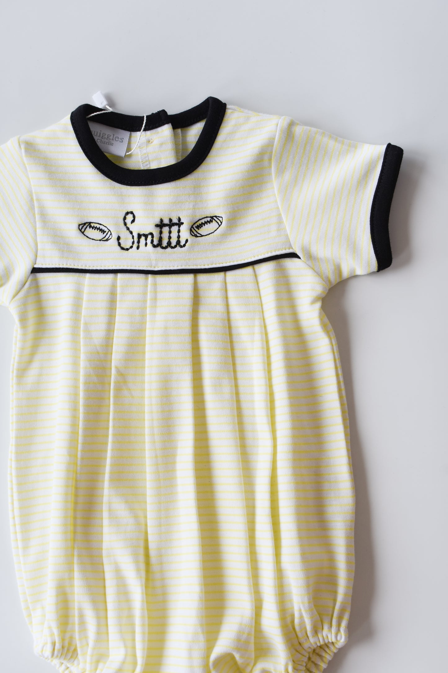 Smttt Football Embroidered Boy Bubble