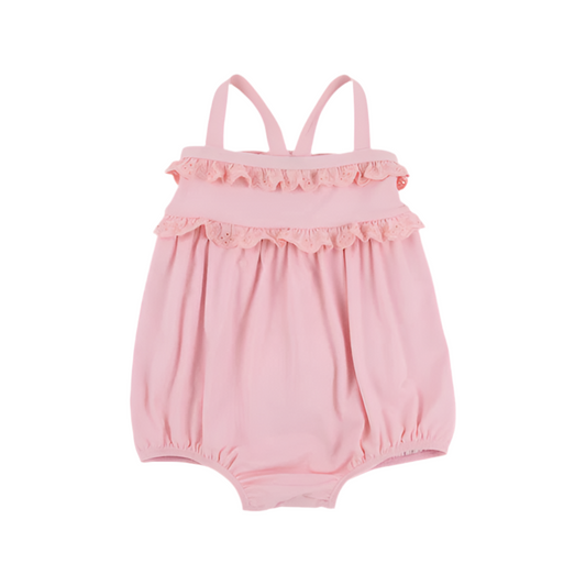 St Bart's Bubble Bathing Suit-Palm Beach Pink
