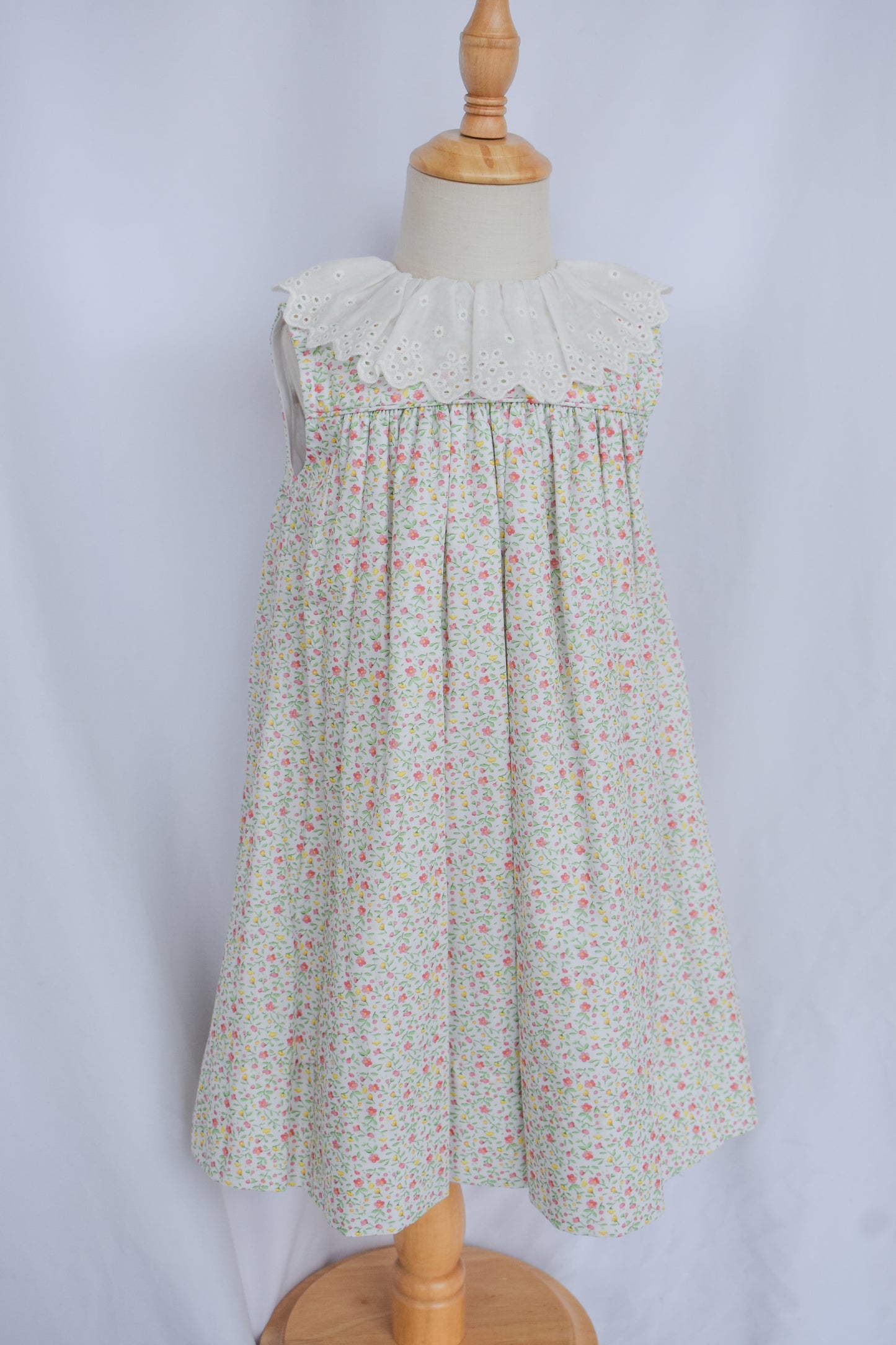 Cottage Gardens Eyelet-Collared Float Dress