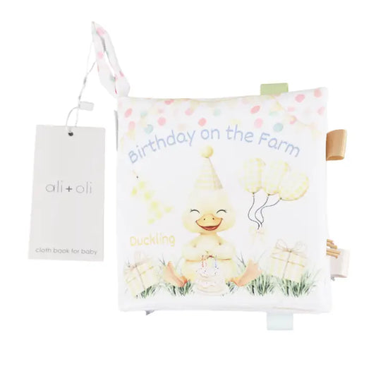 Crinkle Soft Cloth Baby Book-Ali+Oli