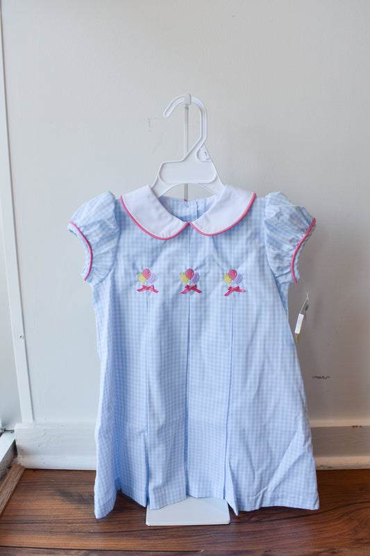 Camilla Blue Gingham Birthday Dress