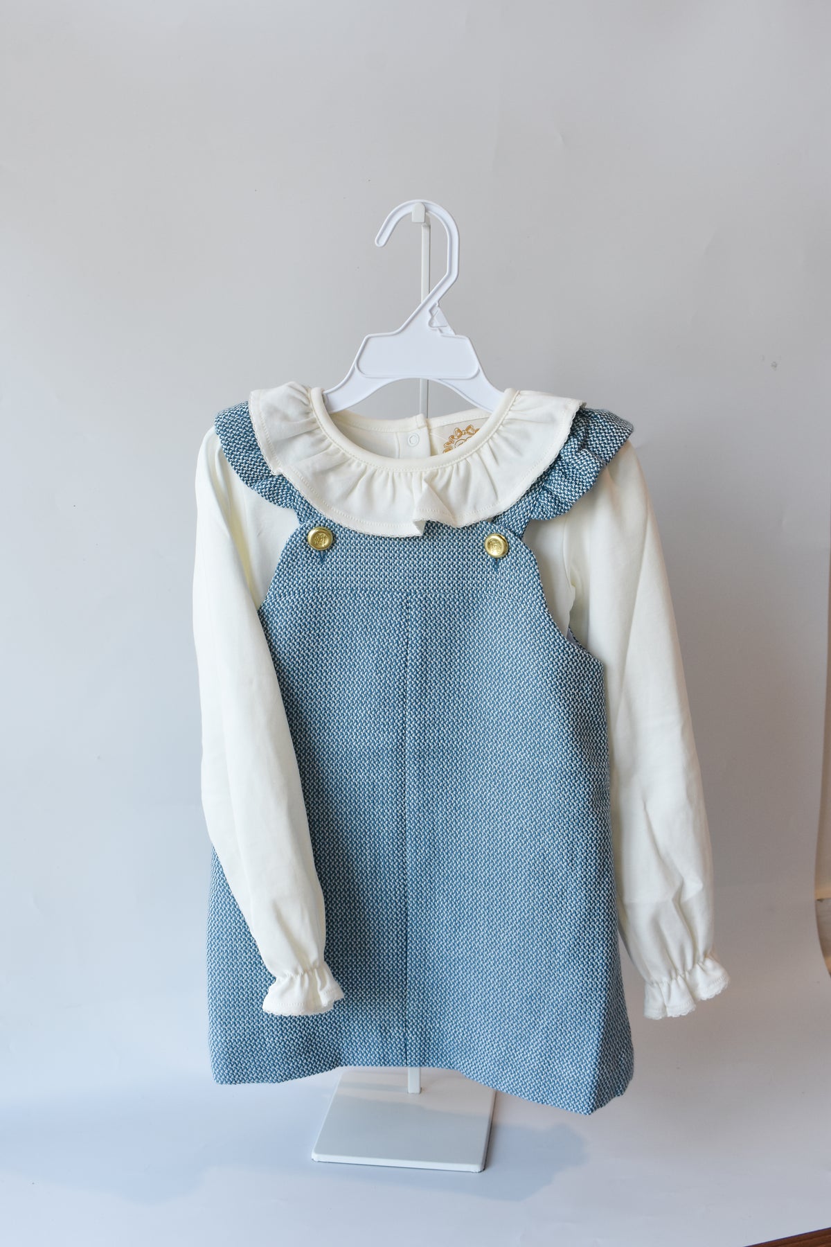 Julia Jumper-Barnsley Blue Tweed