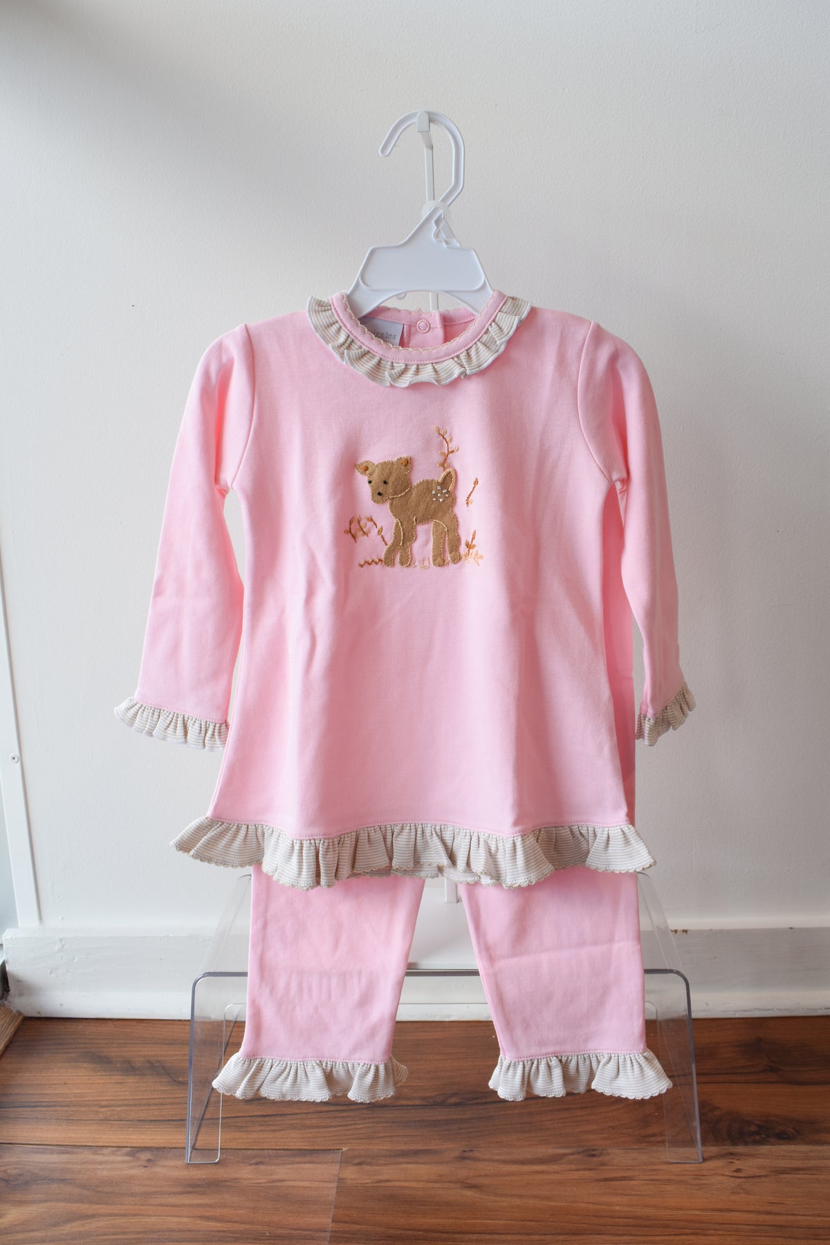 Fawning Around Pink Pant Set