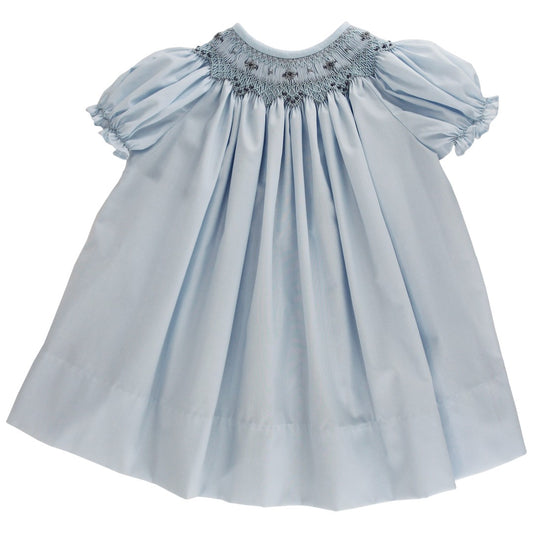 Lily Whispers-Blue Bishop Dress