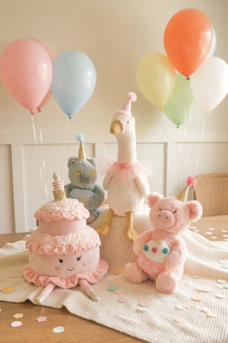 Birthday Goose Plush Toy-Mon Ami