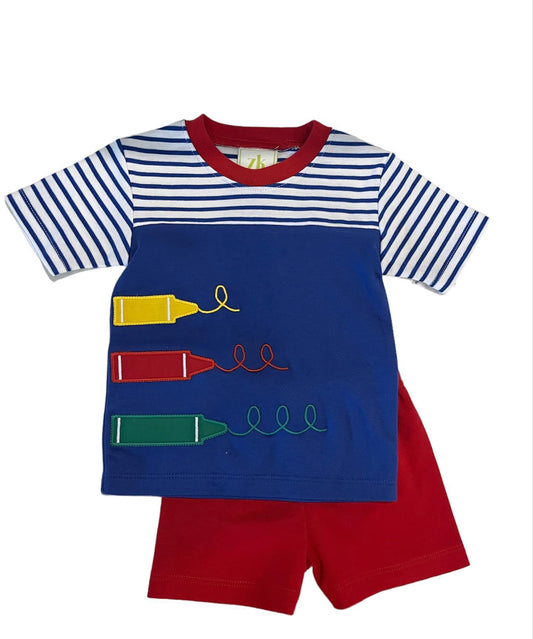 Zuccini Kids-Crayon Short Set