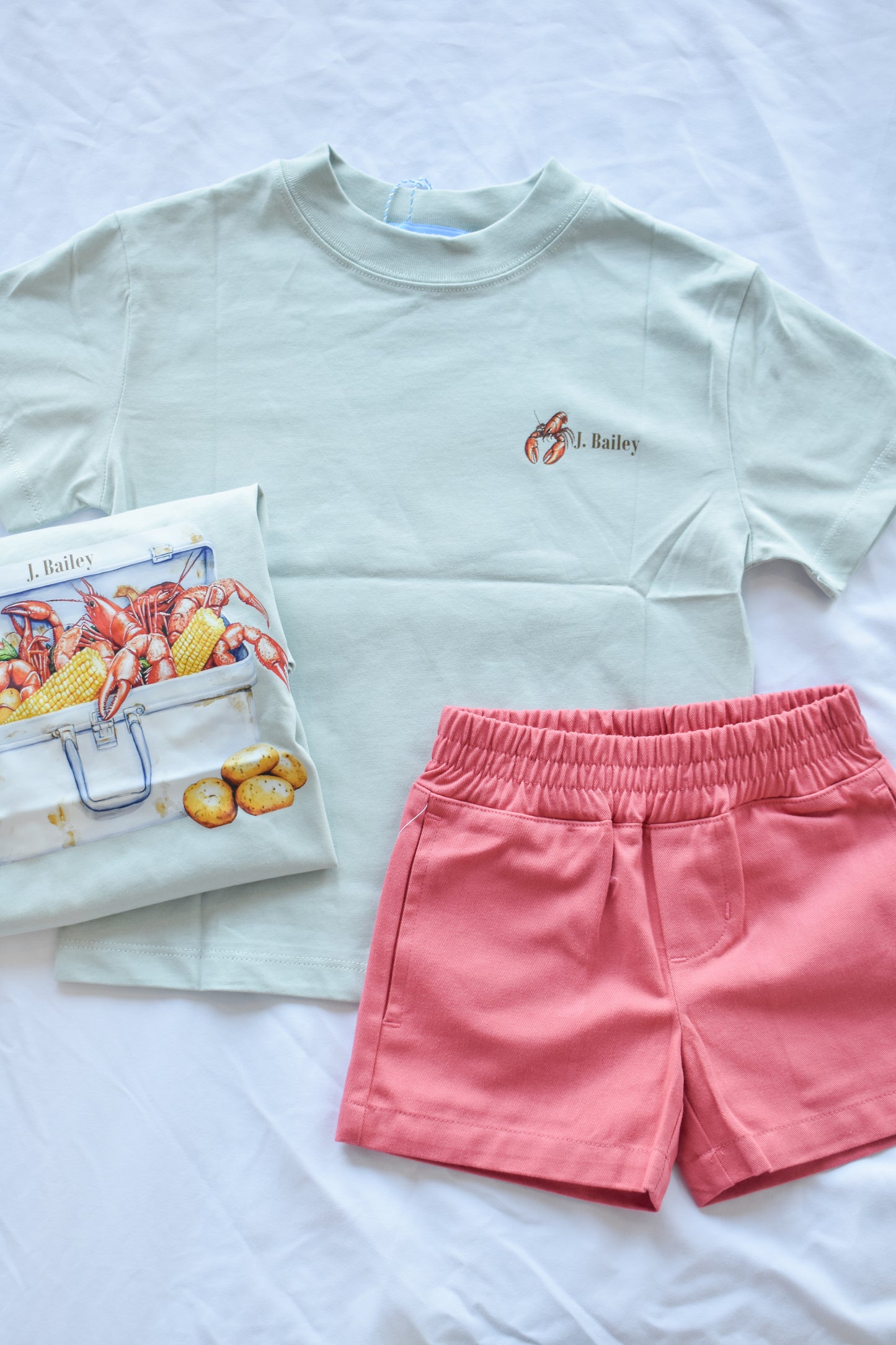 Short Sleeve Logo Tee-Boil on Pistachio