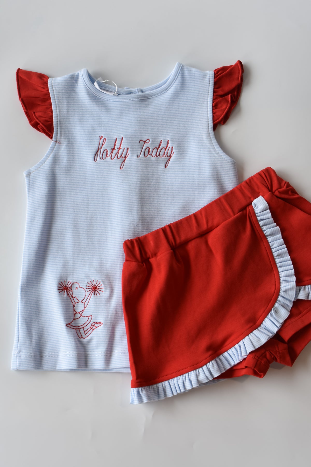 Hotty Toddy Cheerleader Skort Set